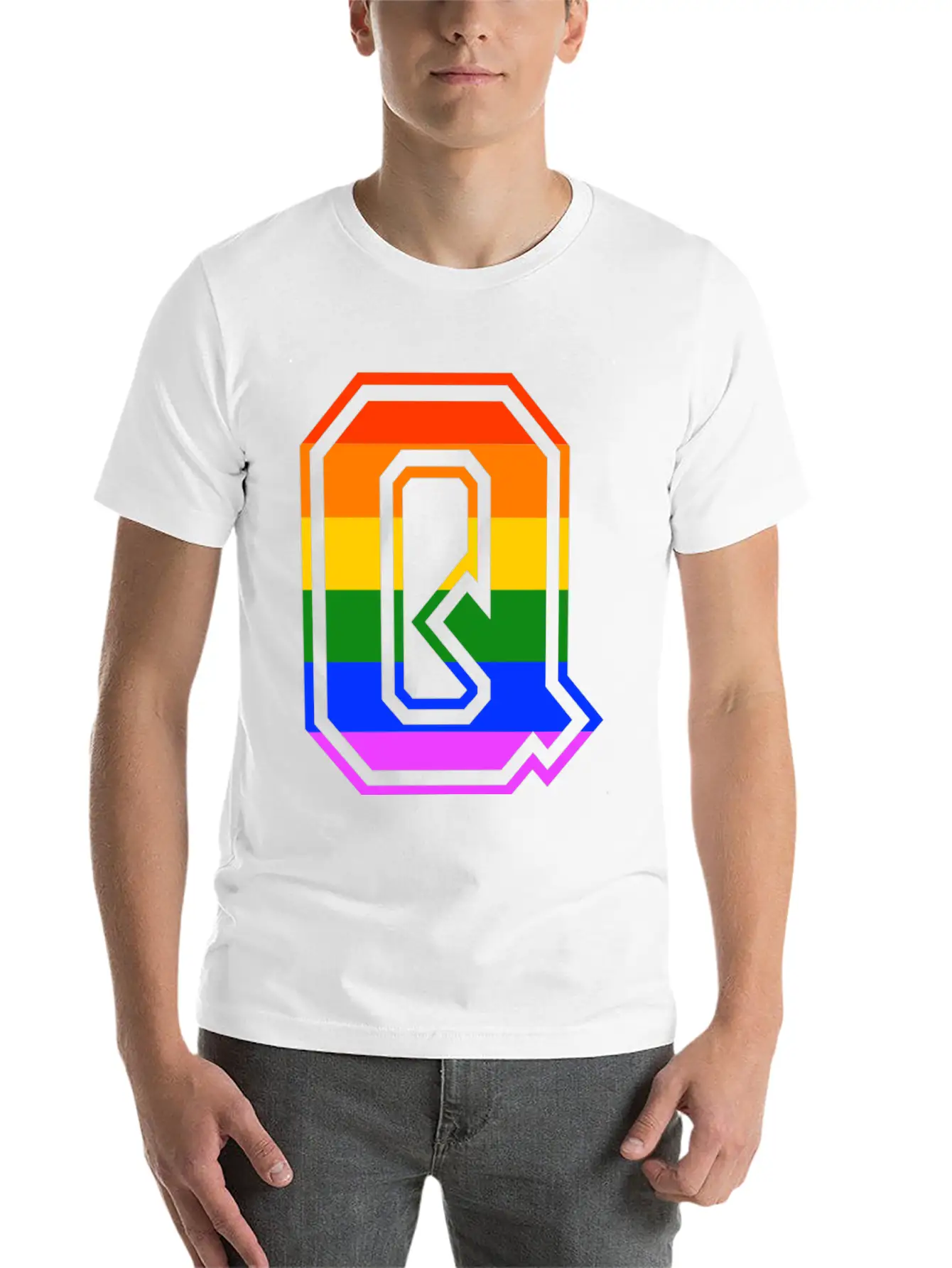 Queer LGBT Gay Pride CDS Rainbow Unisex Casual T-Shirt – Clean Design For Daily Comfort