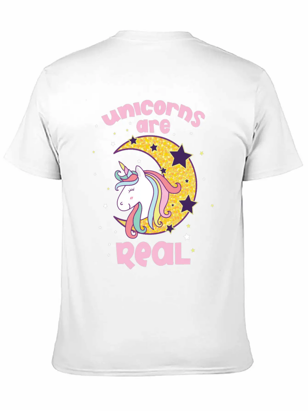 Quotes Of Unicorns Unicorns Are Real Unisex Short Sleeve Soft Cotton T-Shirt – Casual Everyday Wear