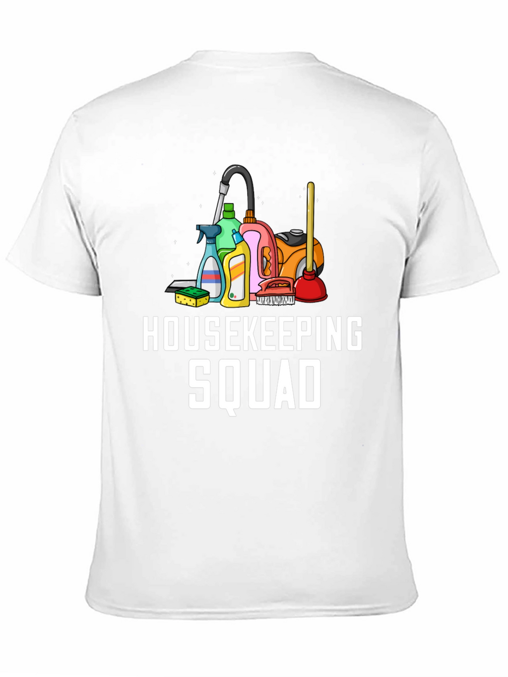 Housekeeping Squad Black Graphic Tee