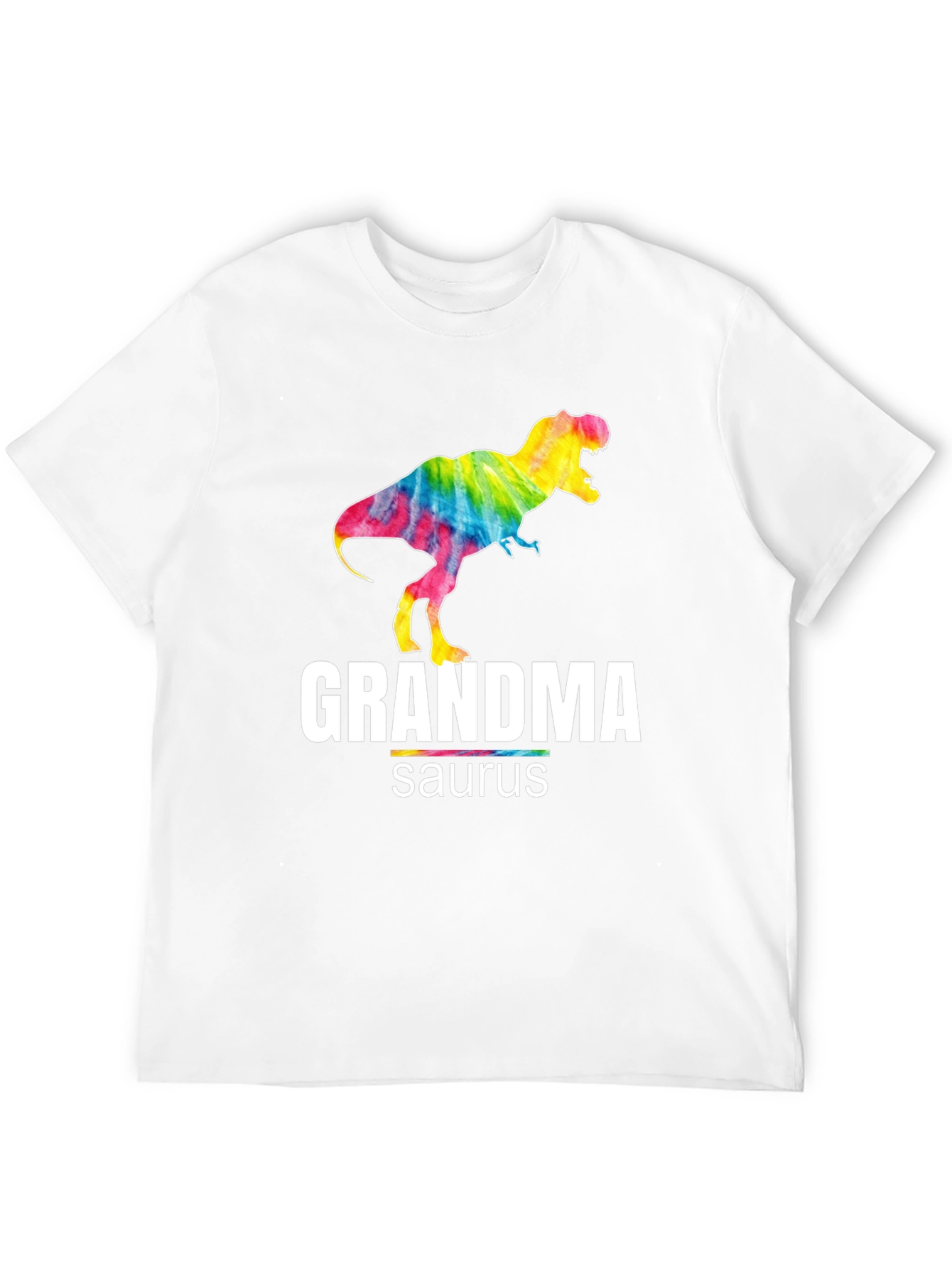 Grandmasaurus T-Shirt - Colorful Dinosaur Graphic Tee
