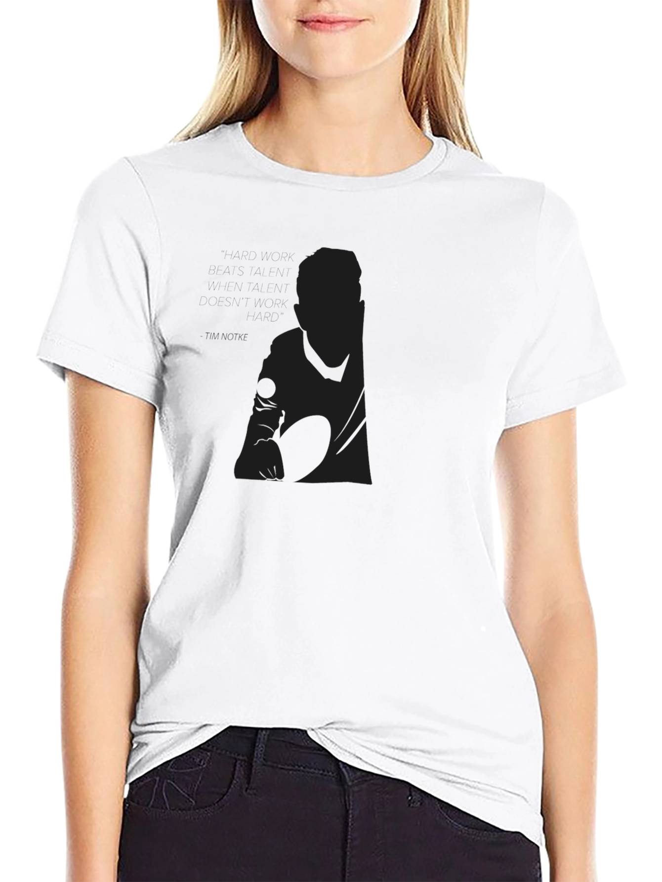 Mens Black Graphic Tee - Modern Minimalist Design