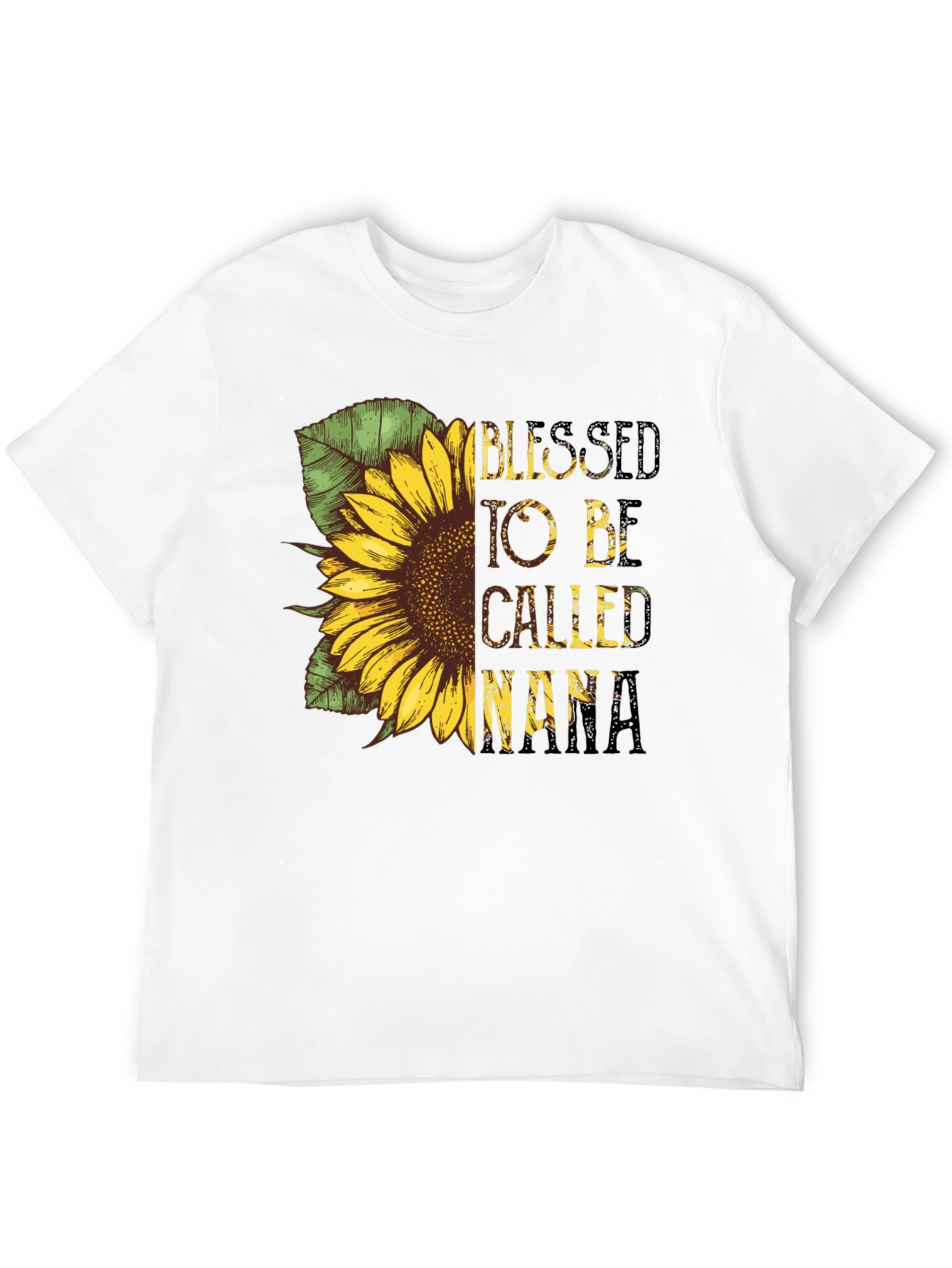 Blessed To Be Called Nana Sunflower Graphic T-Shirt
