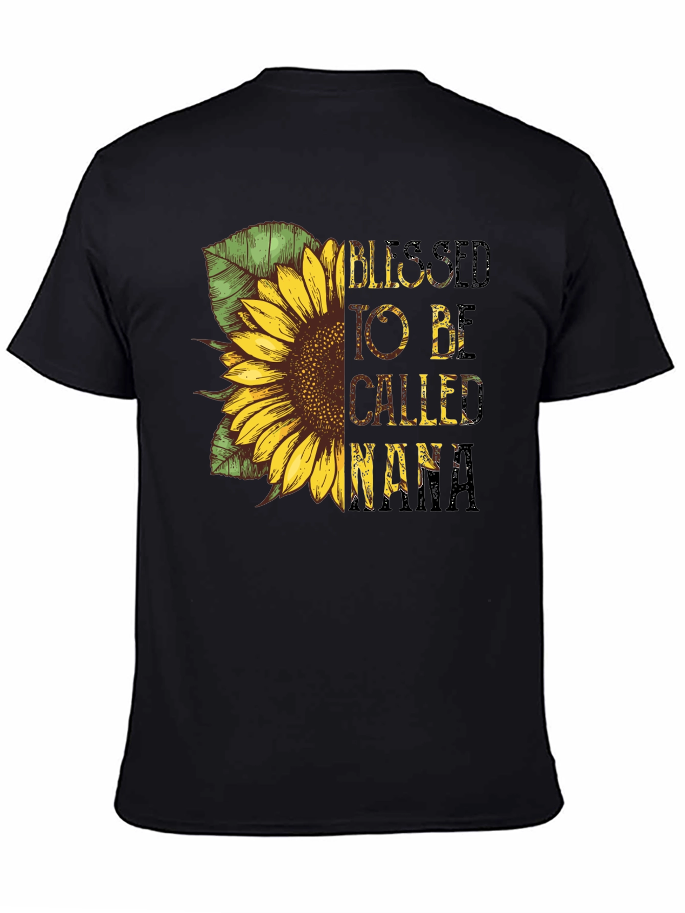 Blessed To Be Called Nana Sunflower Graphic T-Shirt
