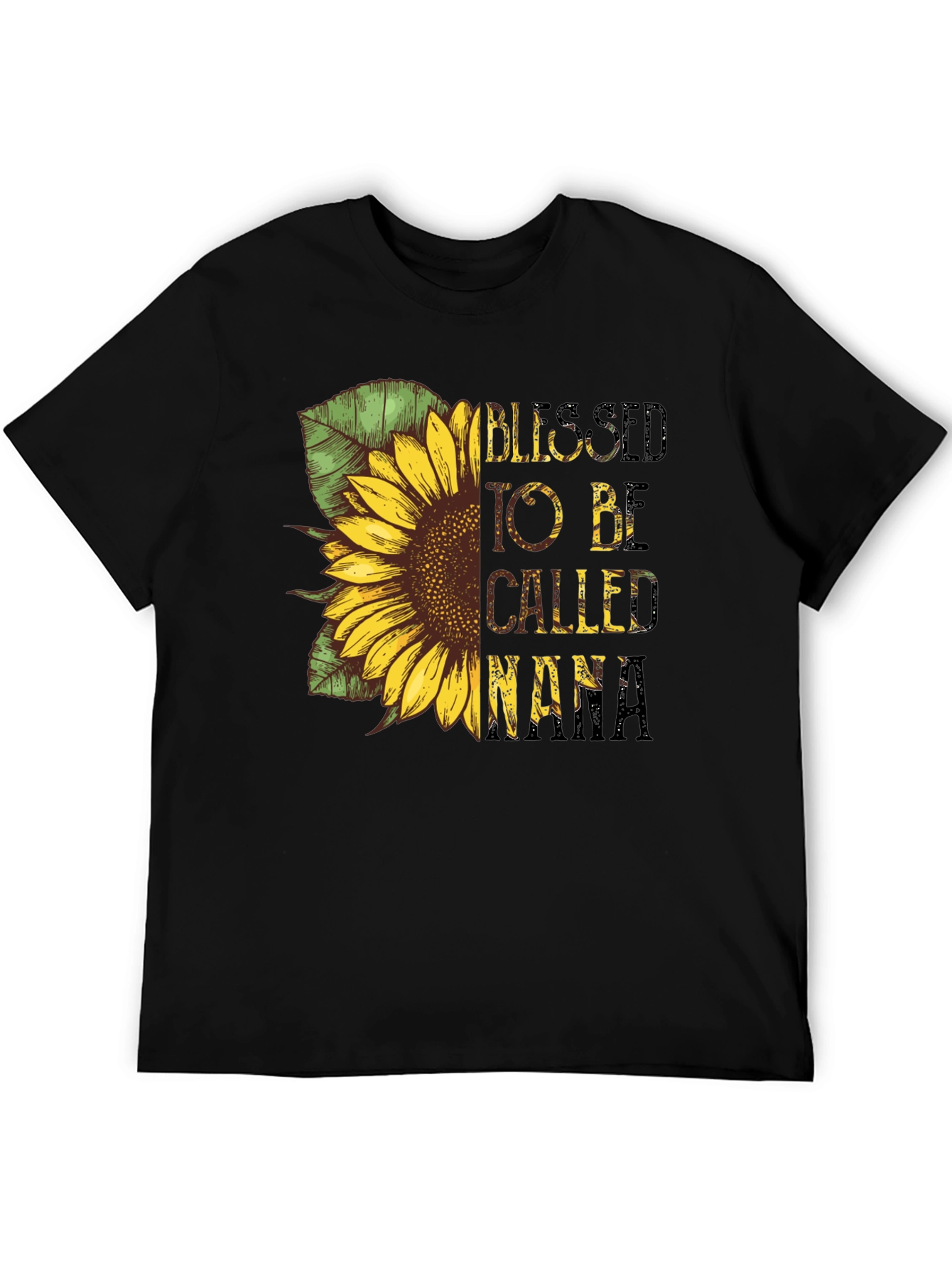 Blessed To Be Called Nana Sunflower Graphic T-Shirt