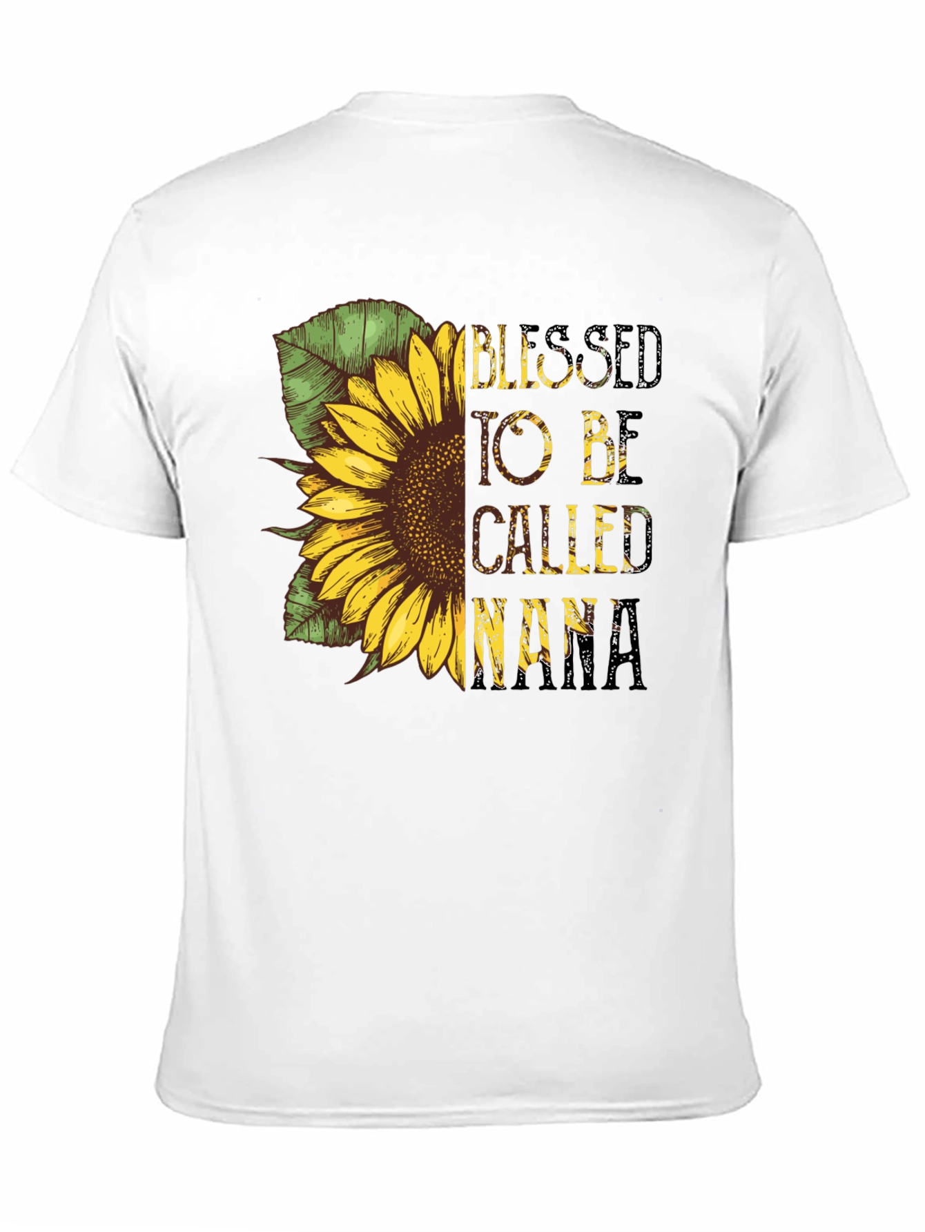 Blessed To Be Called Nana Sunflower Graphic T-Shirt