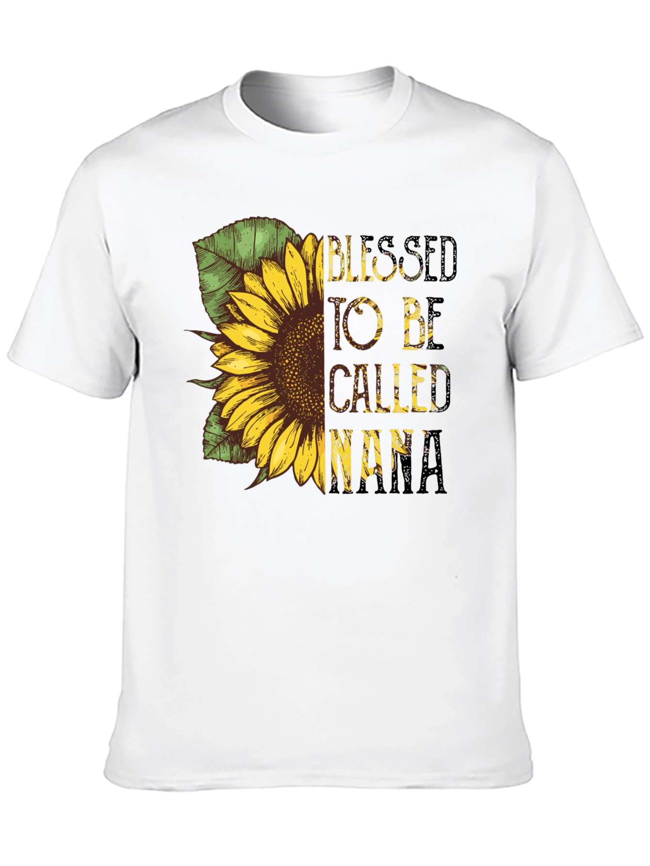 Blessed To Be Called Nana Sunflower Graphic T-Shirt