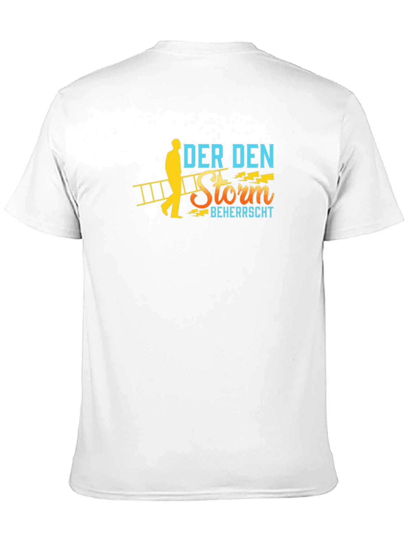 Der Den Storm Beherrscht Black T-Shirt