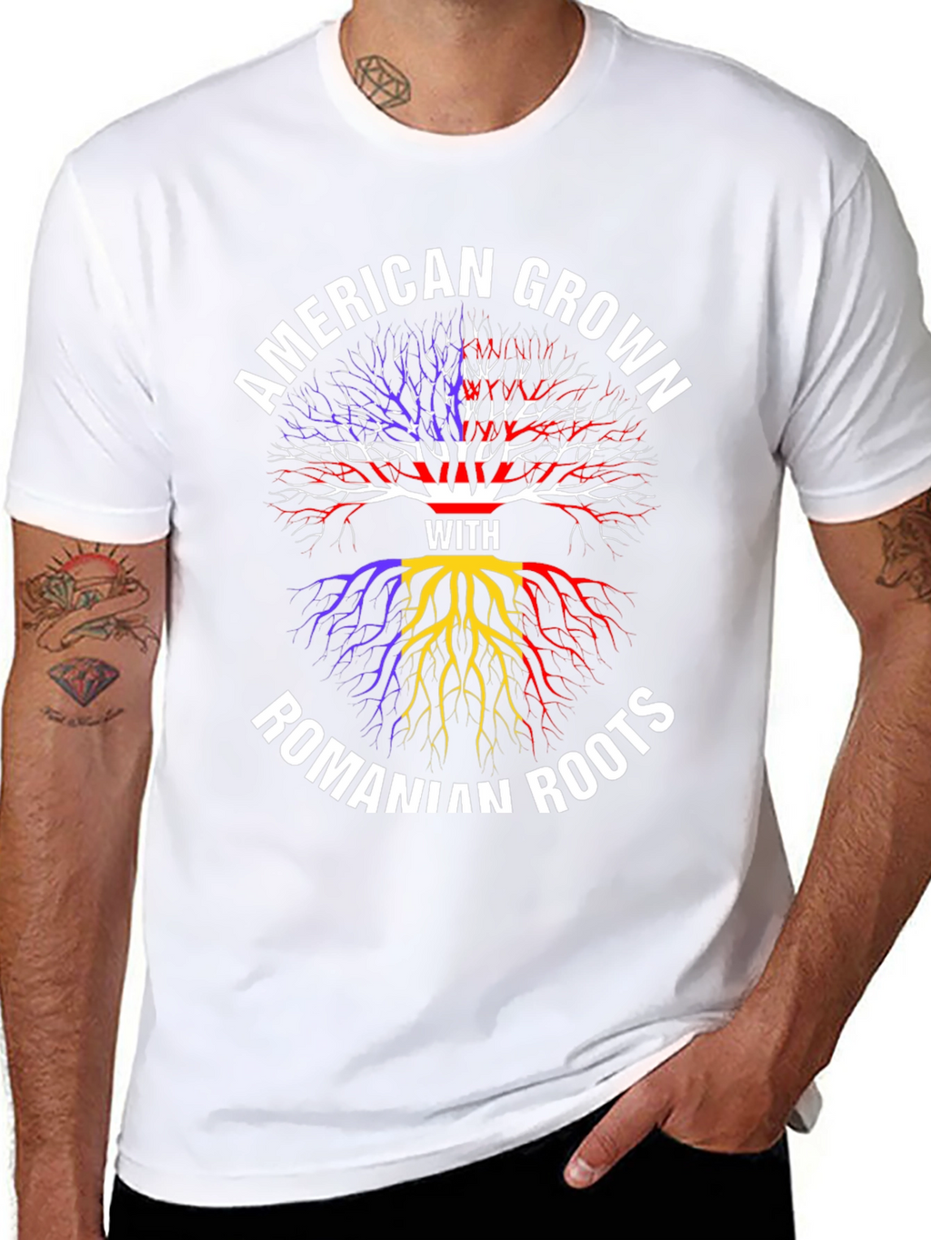 American Grown Romanian Roots T-Shirt