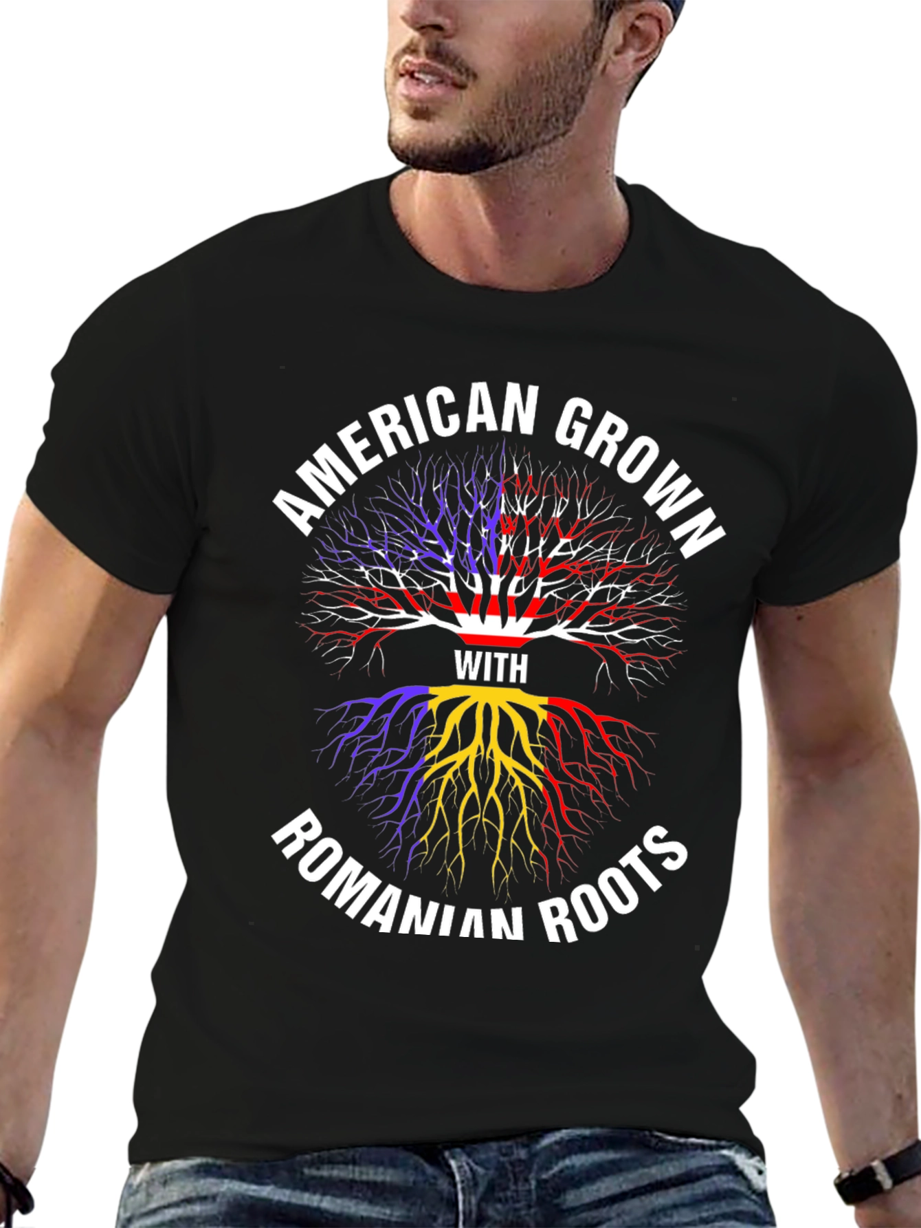 American Grown Romanian Roots T-Shirt