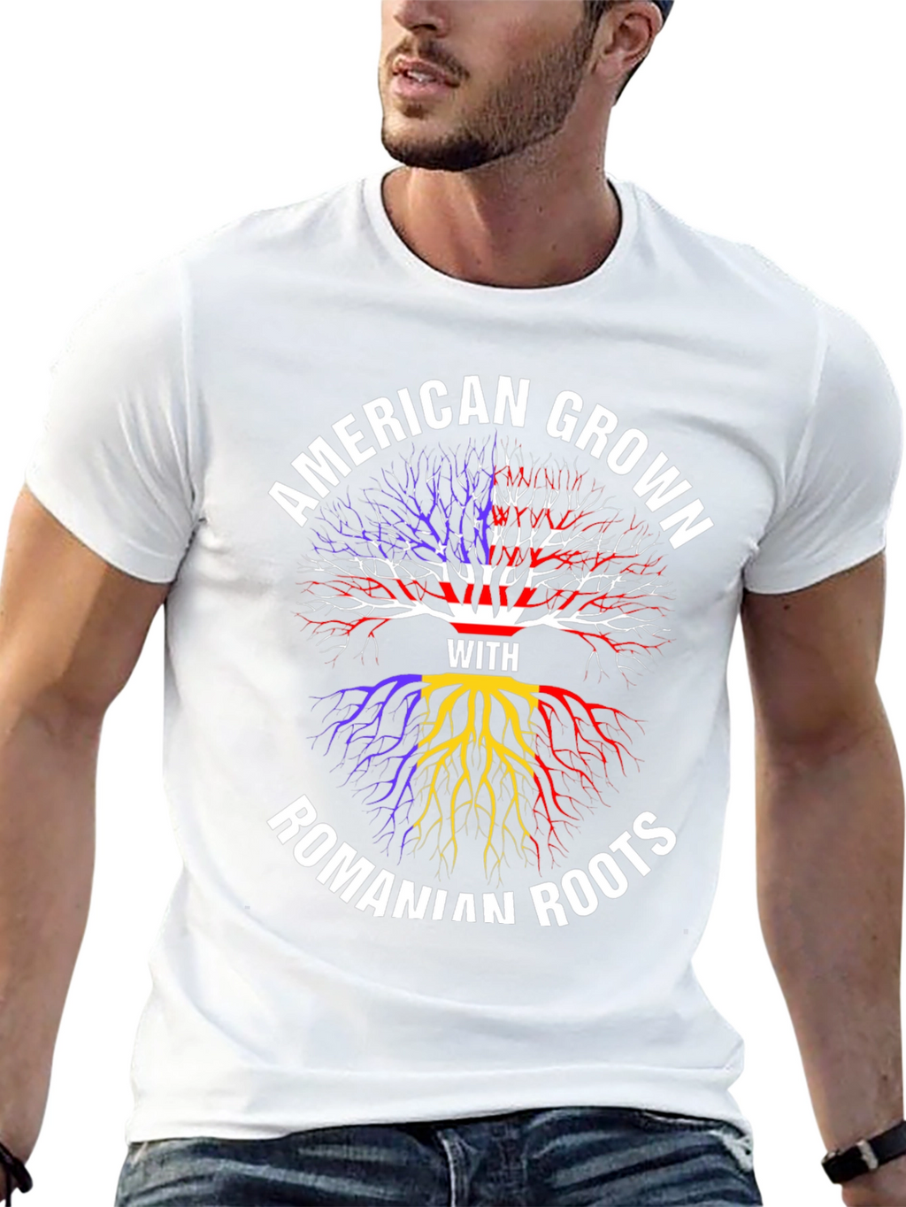 American Grown Romanian Roots T-Shirt