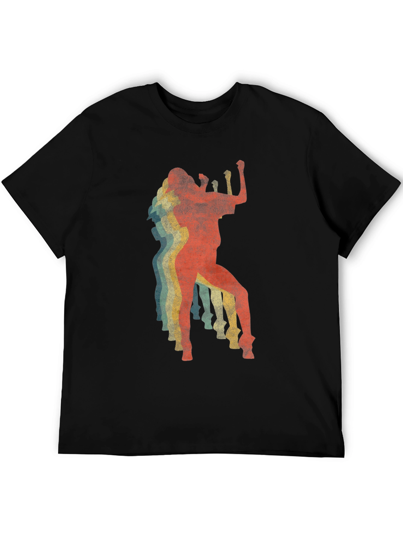 Retro Dancer Graphic T-Shirt - Vintage Style