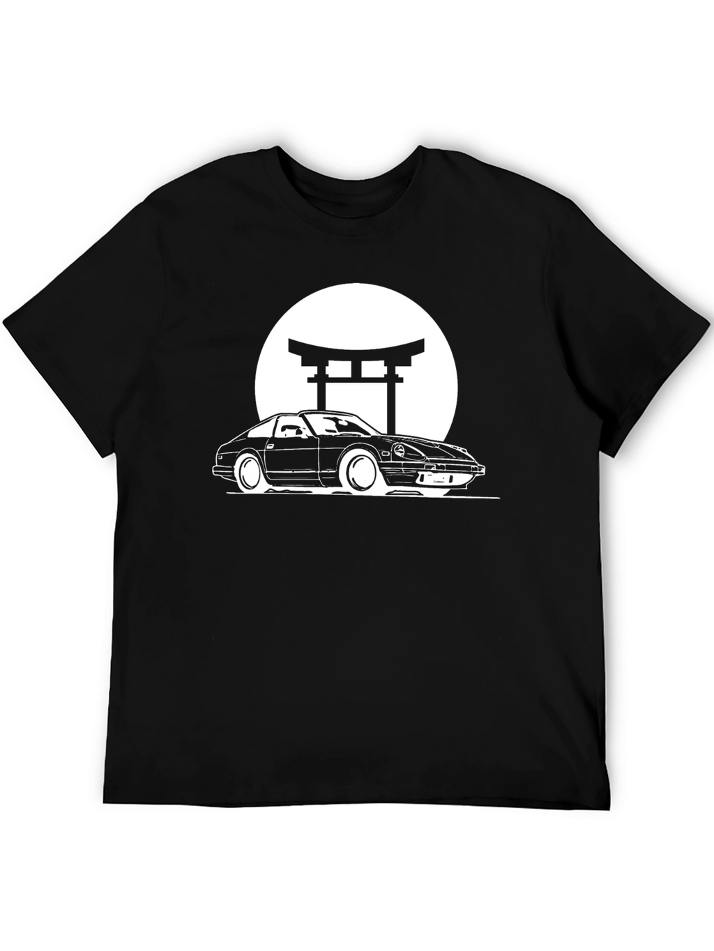 Classic Car Graphic Tee - Retro Japanese Style Shirt