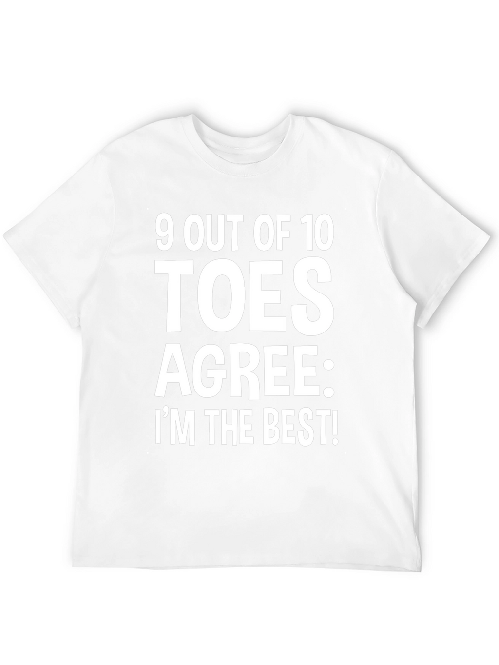 9 Out of 10 Toes Agree Funny T-Shirt