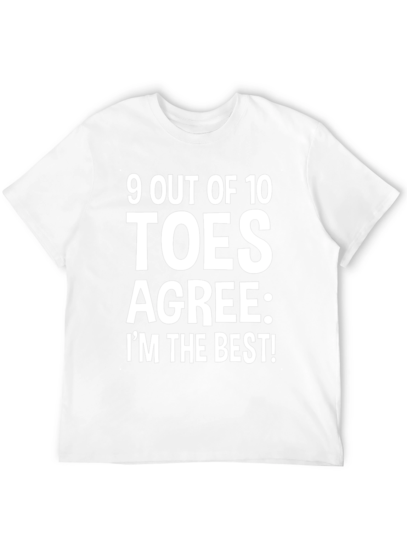 9 Out of 10 Toes Agree Funny T-Shirt
