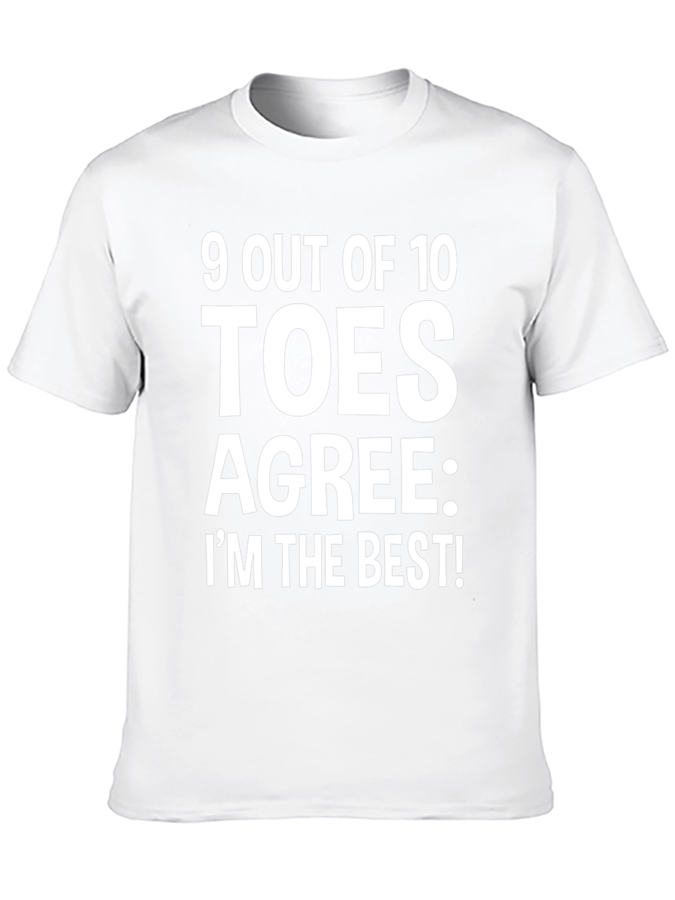 9 Out of 10 Toes Agree Funny T-Shirt
