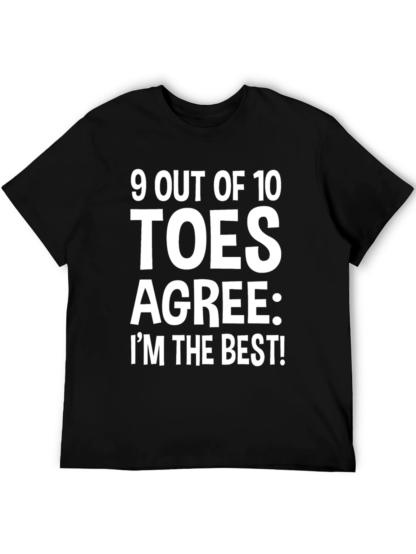9 Out of 10 Toes Agree Funny T-Shirt