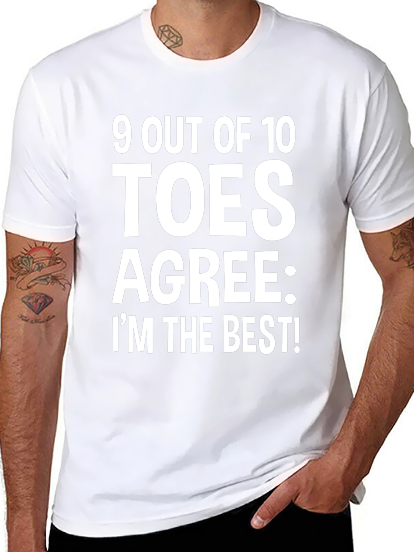 9 Out of 10 Toes Agree Funny T-Shirt