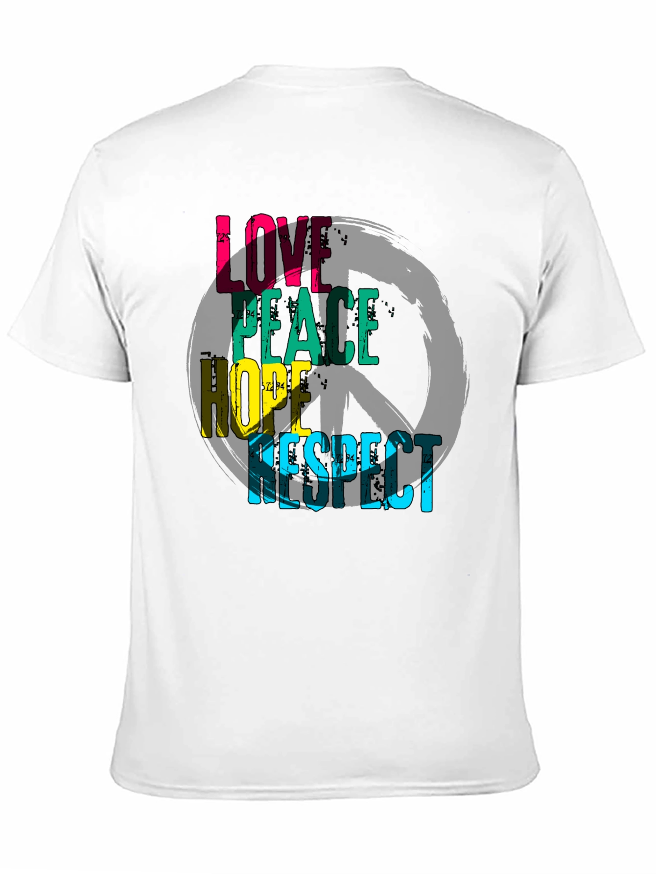 Love Peace Hope Respect Graphic T-Shirt
