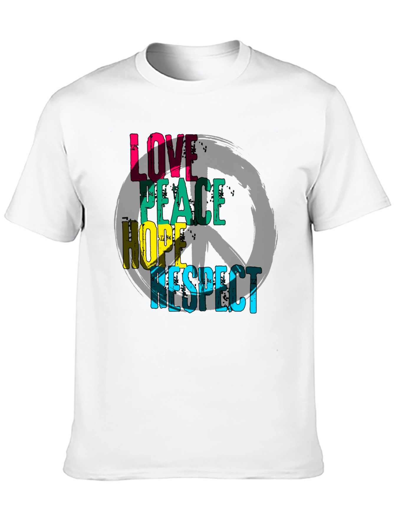 Love Peace Hope Respect Graphic T-Shirt