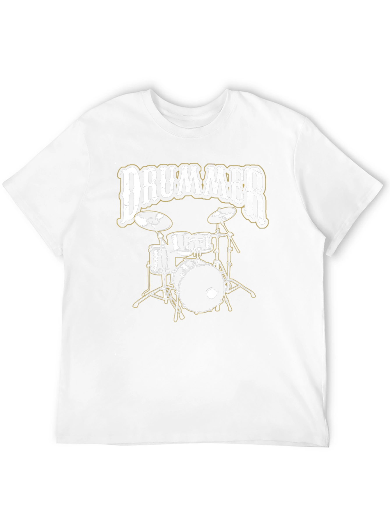 Drummer Graphic Tee - Music Lover T-Shirt