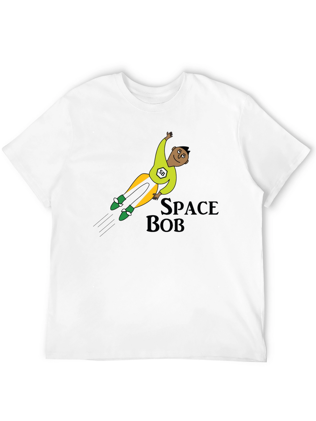 Space Bob T-Shirt: Cartoon Hero Tee