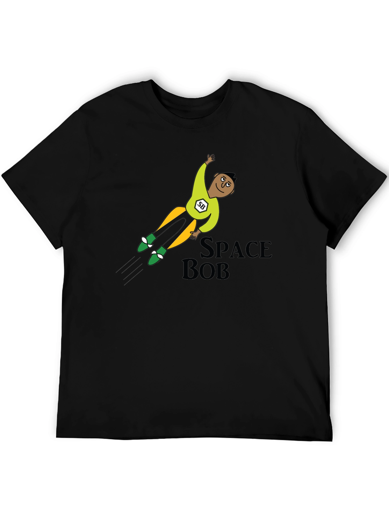 Space Bob T-Shirt: Cartoon Hero Tee