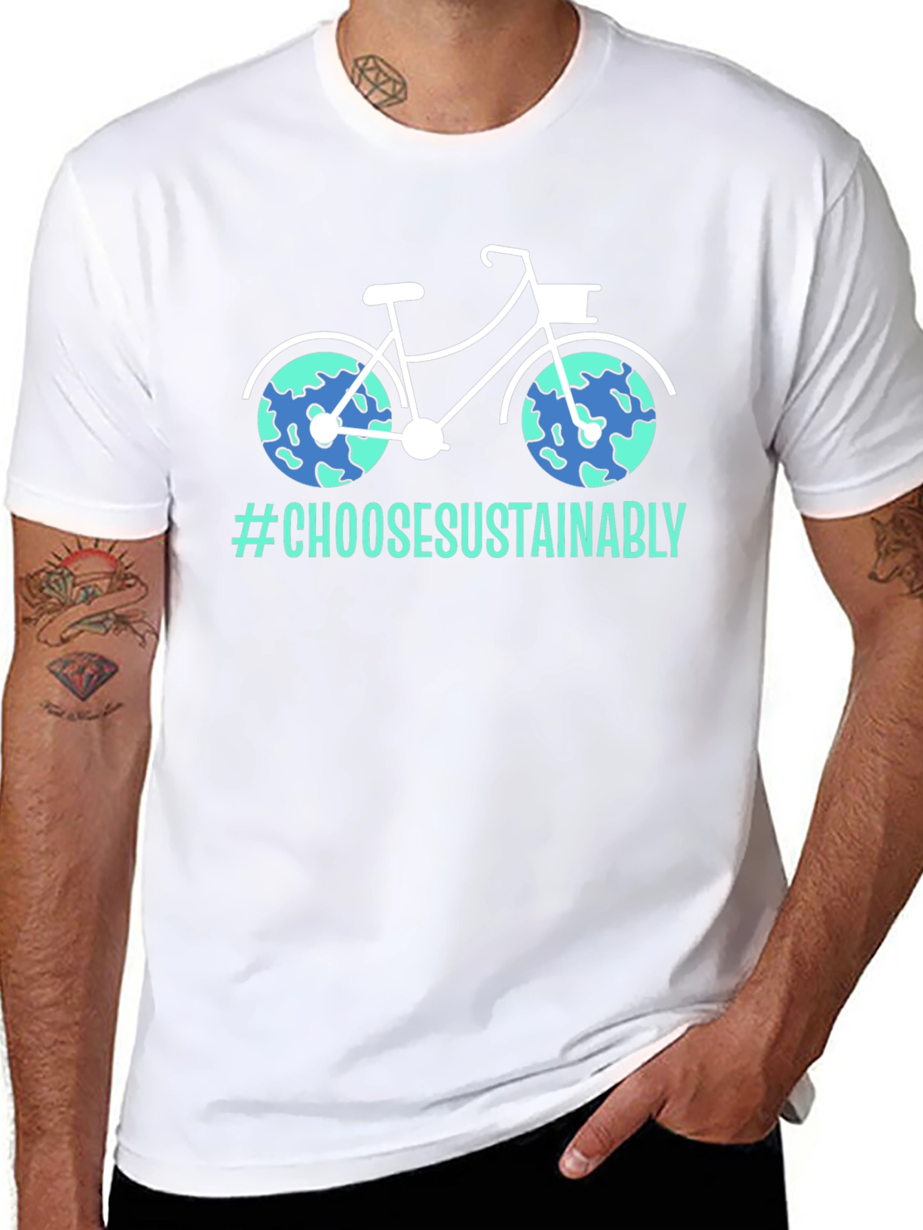 Eco-Friendly Bicycle T-Shirt