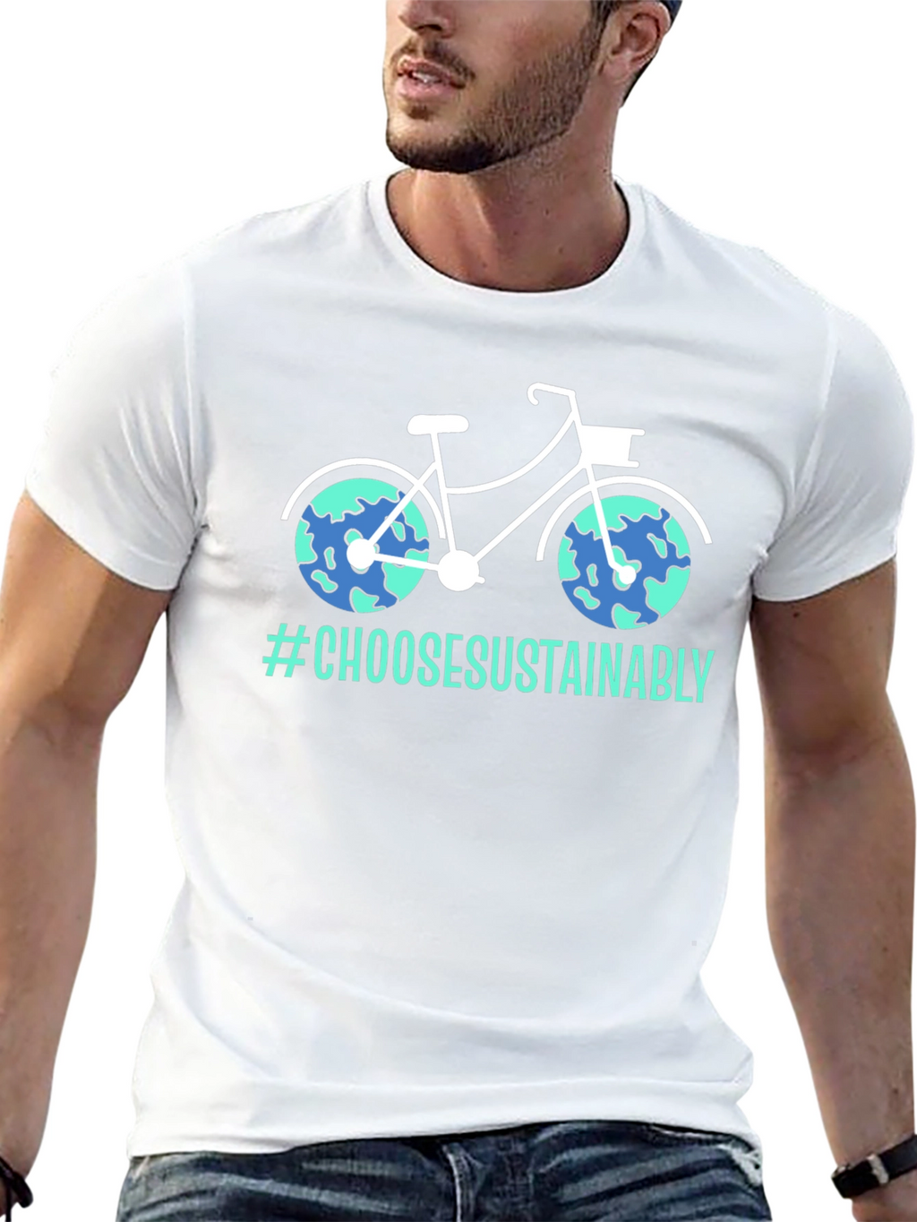 Eco-Friendly Bicycle T-Shirt
