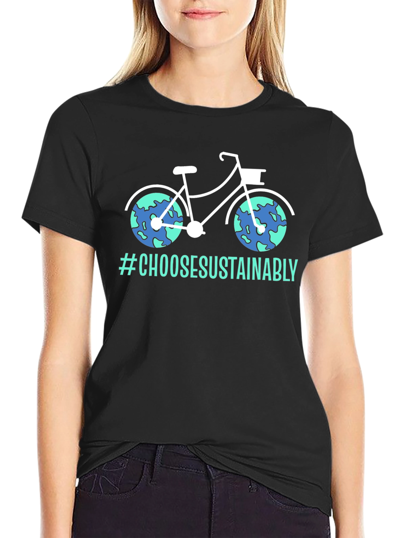 Eco-Friendly Bicycle T-Shirt