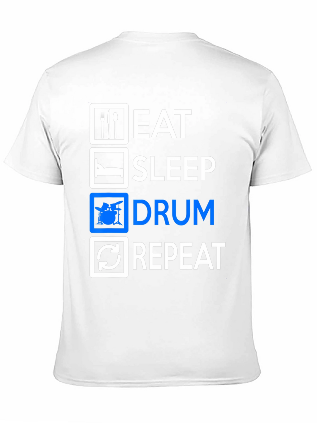 Eat Sleep Drum Repeat Graphic Tee