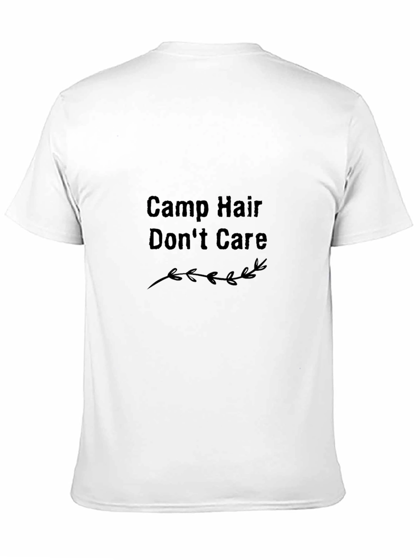 Camp Hair Dont Care Black T-Shirt