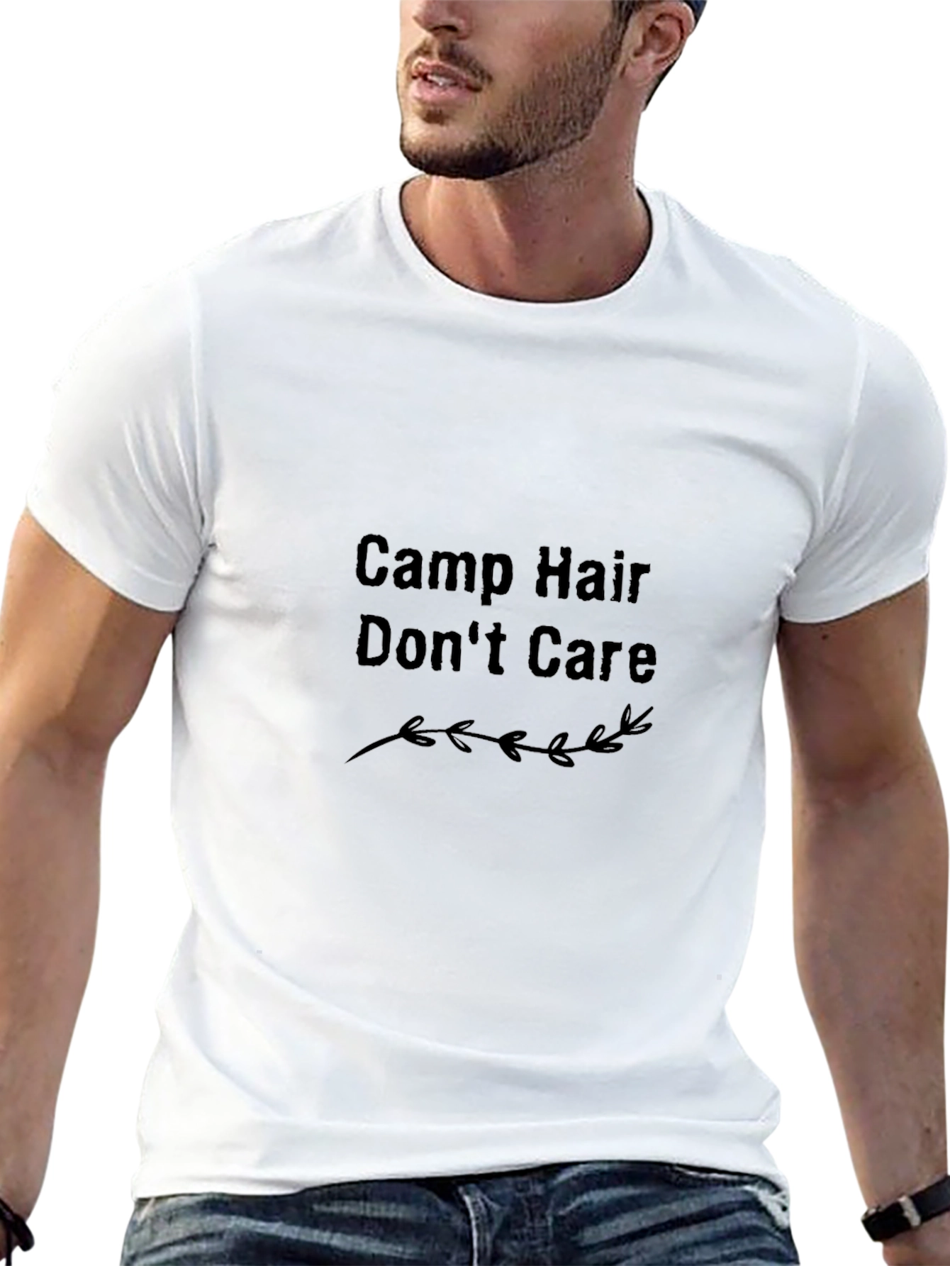 Camp Hair Dont Care Black T-Shirt