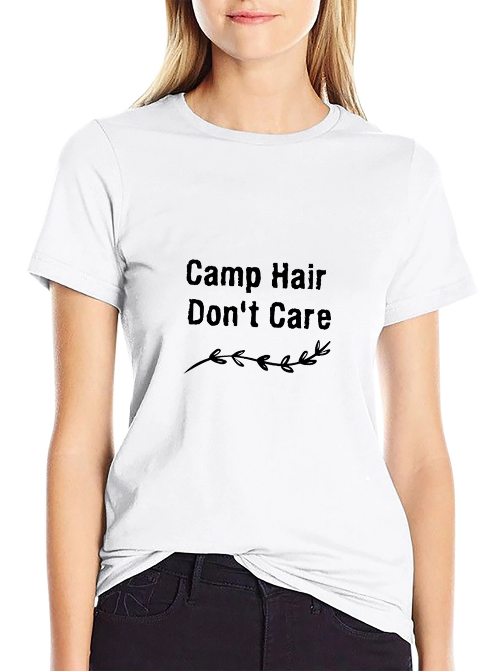 Camp Hair Dont Care Black T-Shirt