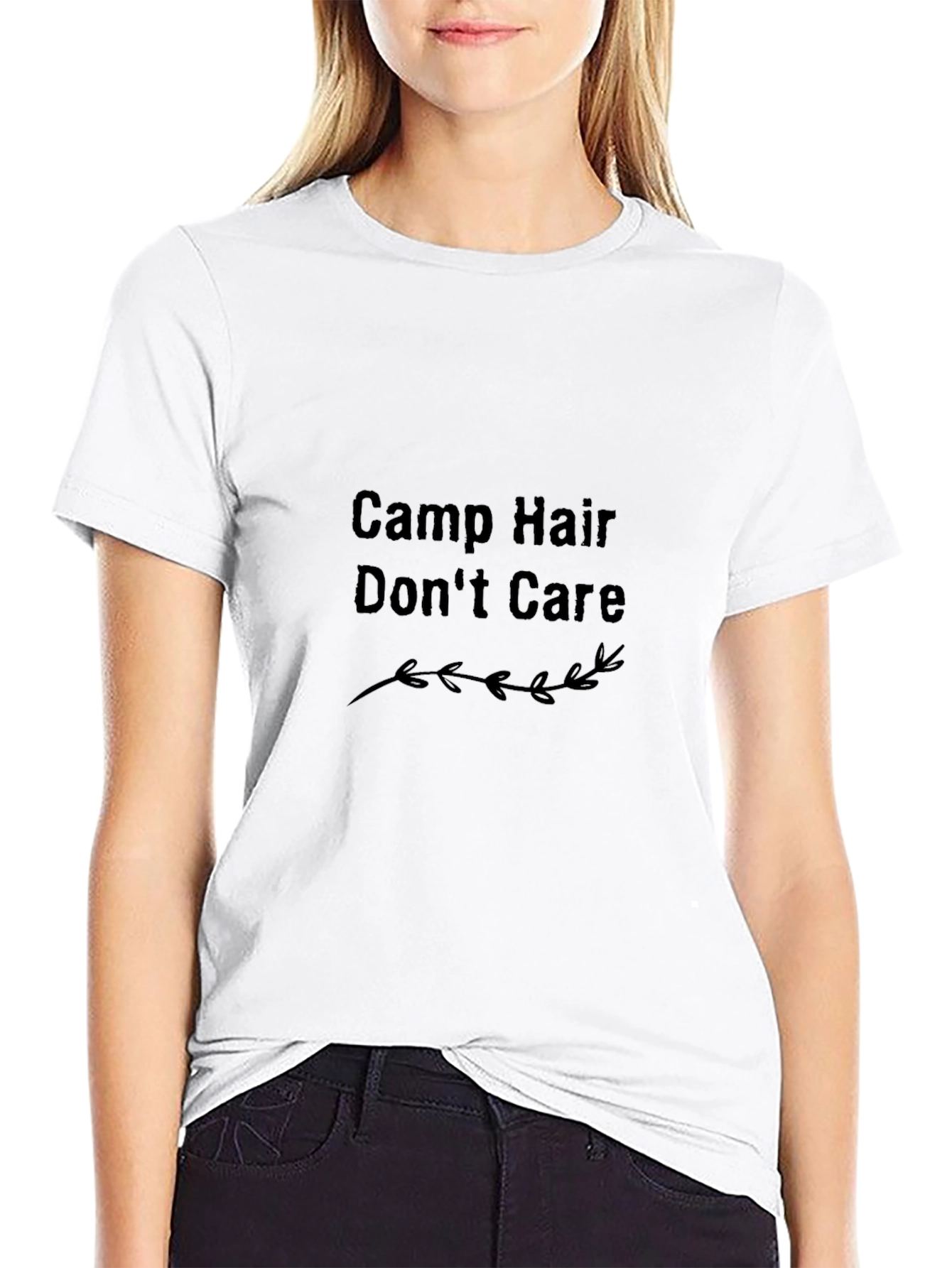 Camp Hair Dont Care Black T-Shirt