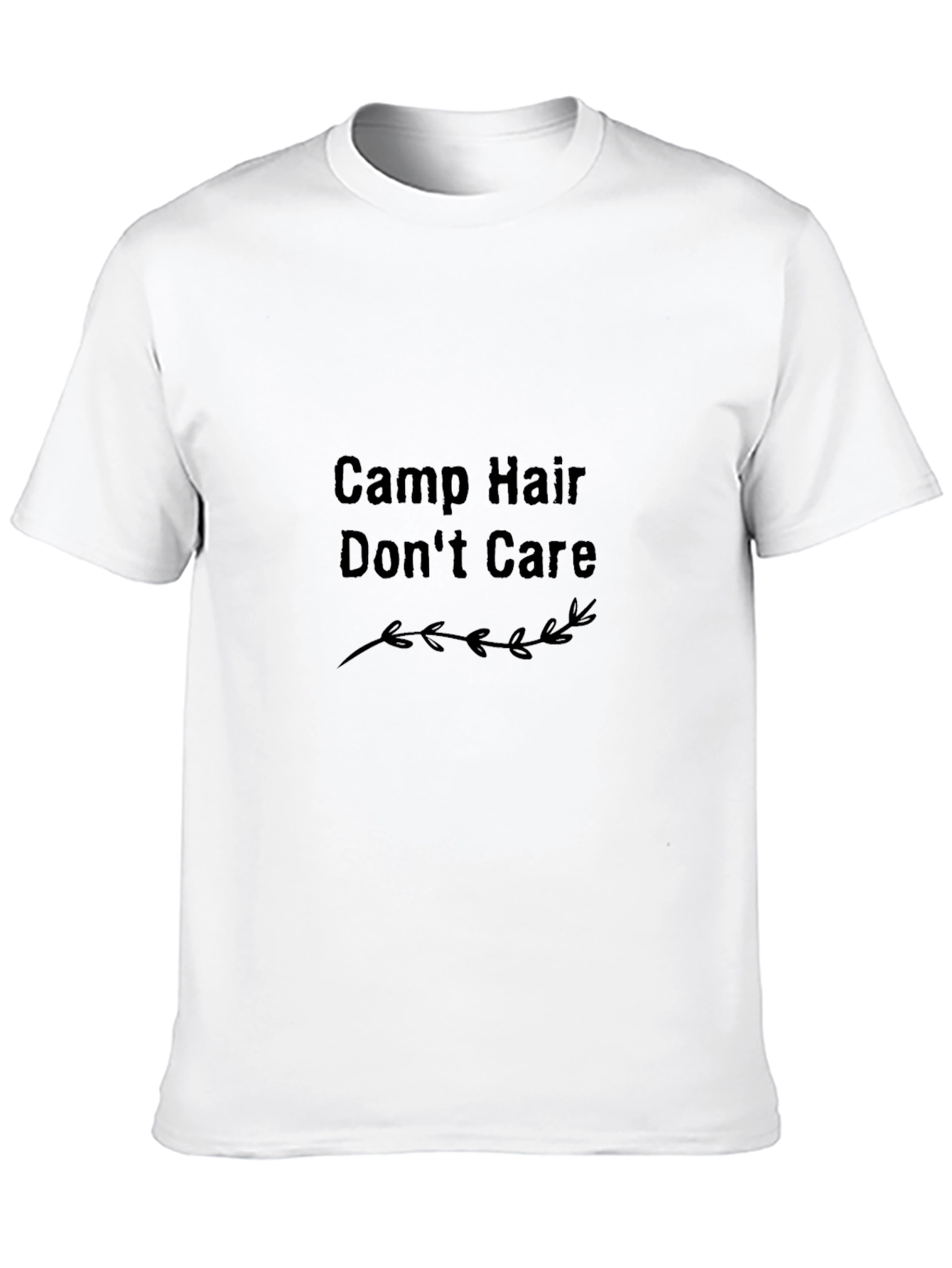 Camp Hair Dont Care Black T-Shirt