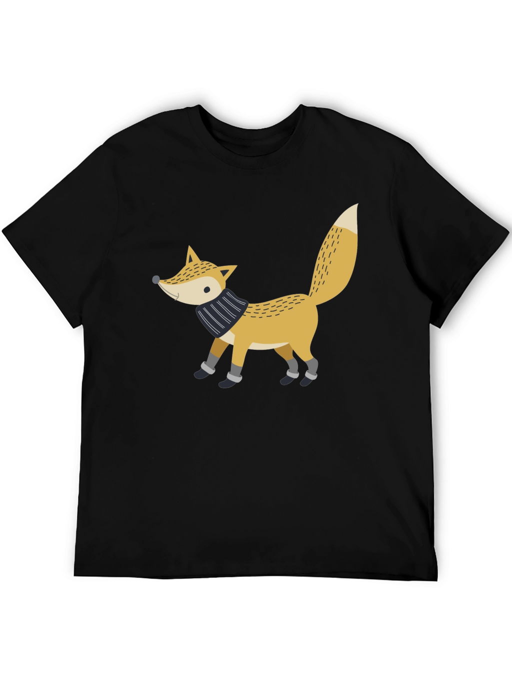 Fox Scarf Graphic Tee
