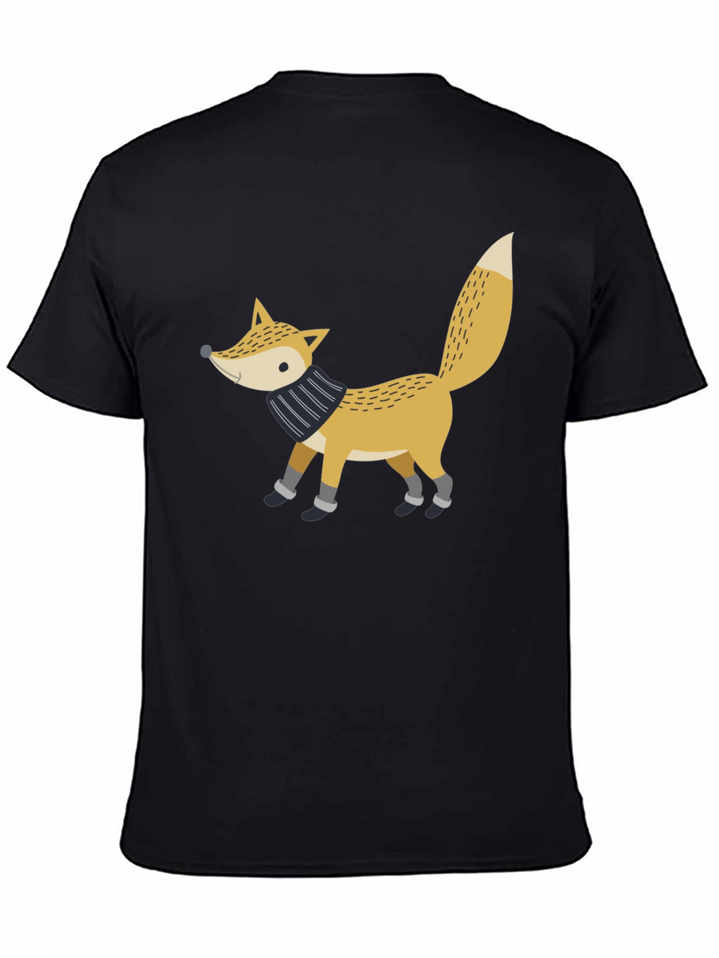 Fox Scarf Graphic Tee