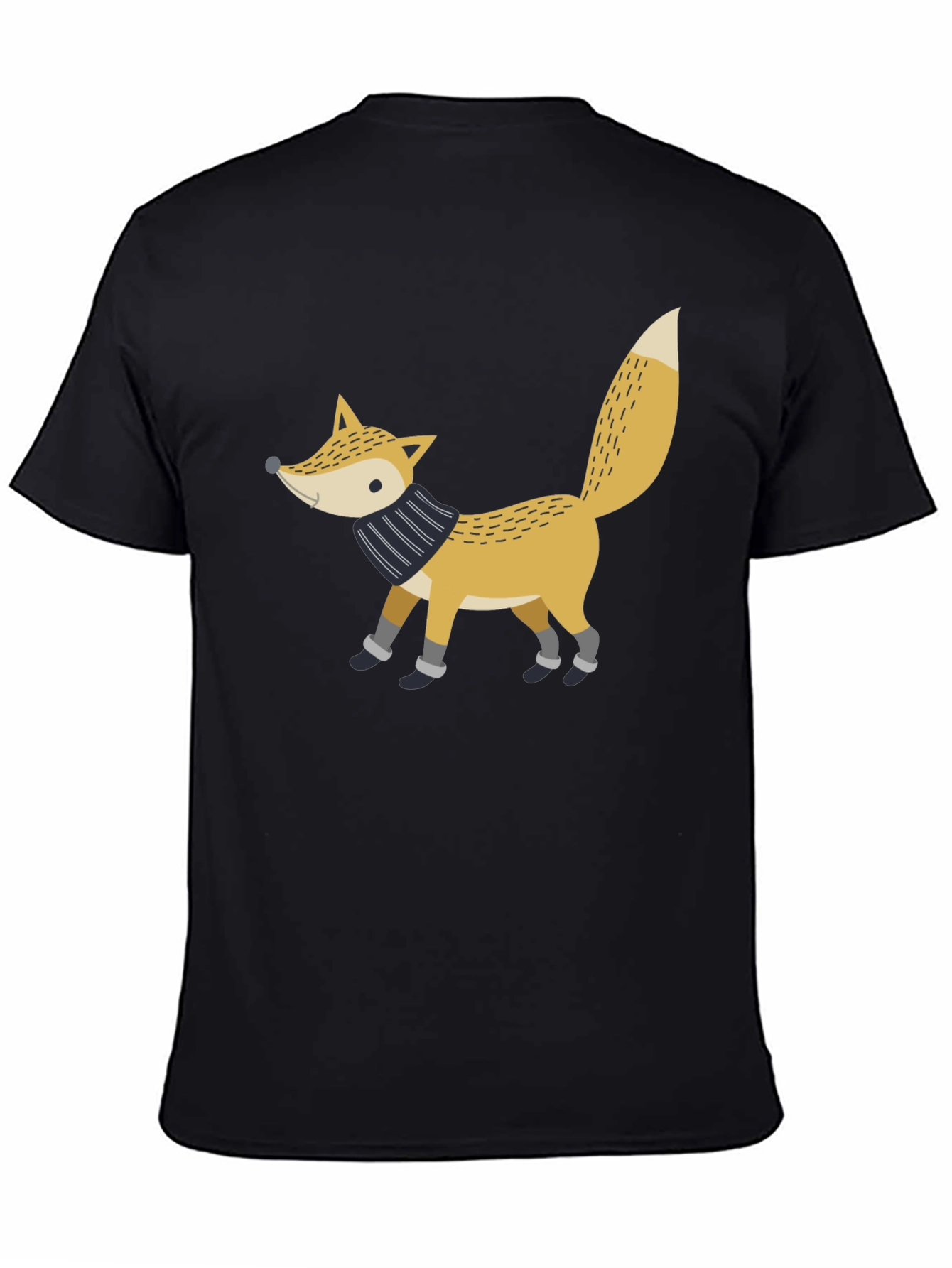 Fox Scarf Graphic Tee