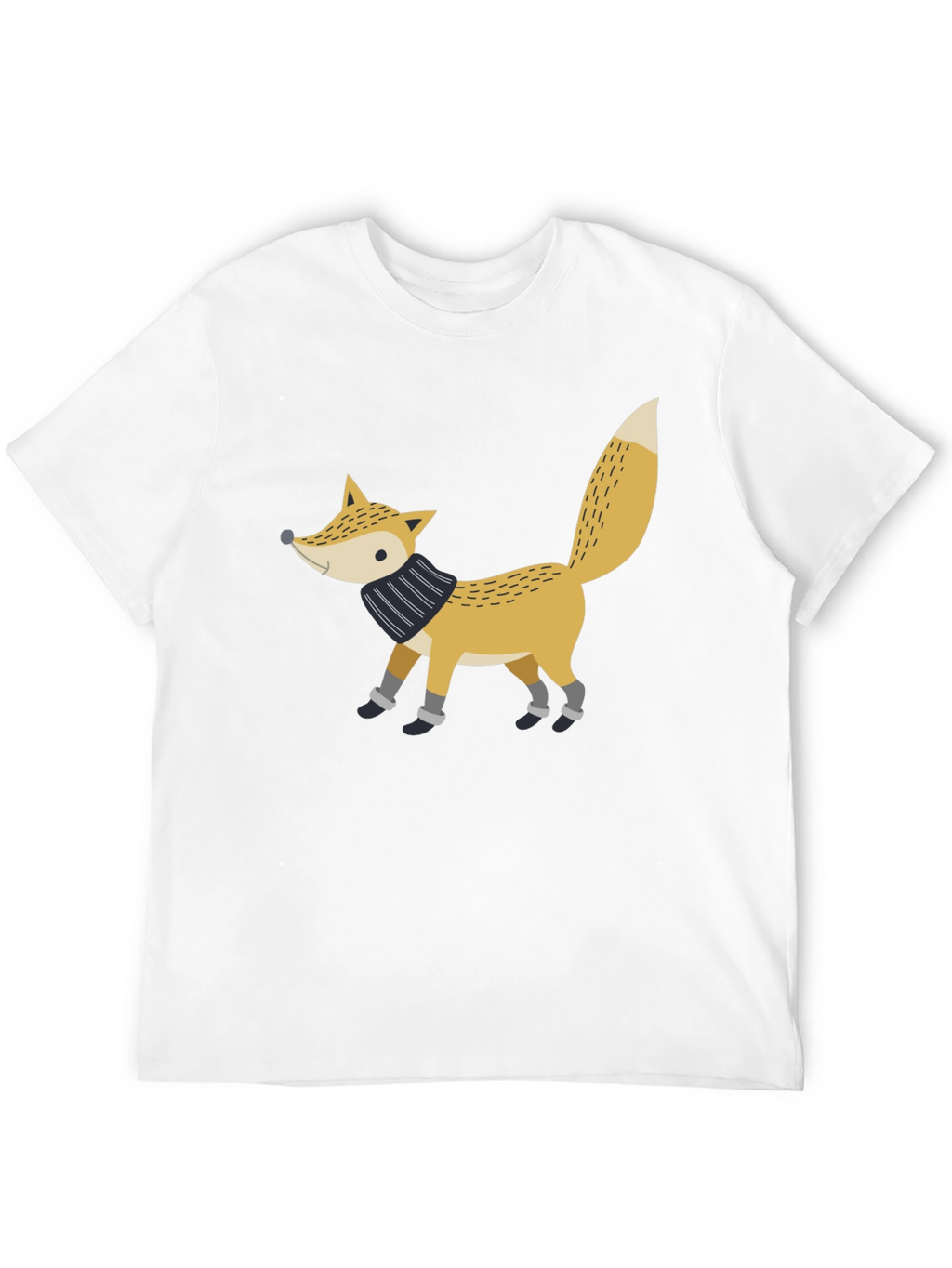 Fox Scarf Graphic Tee