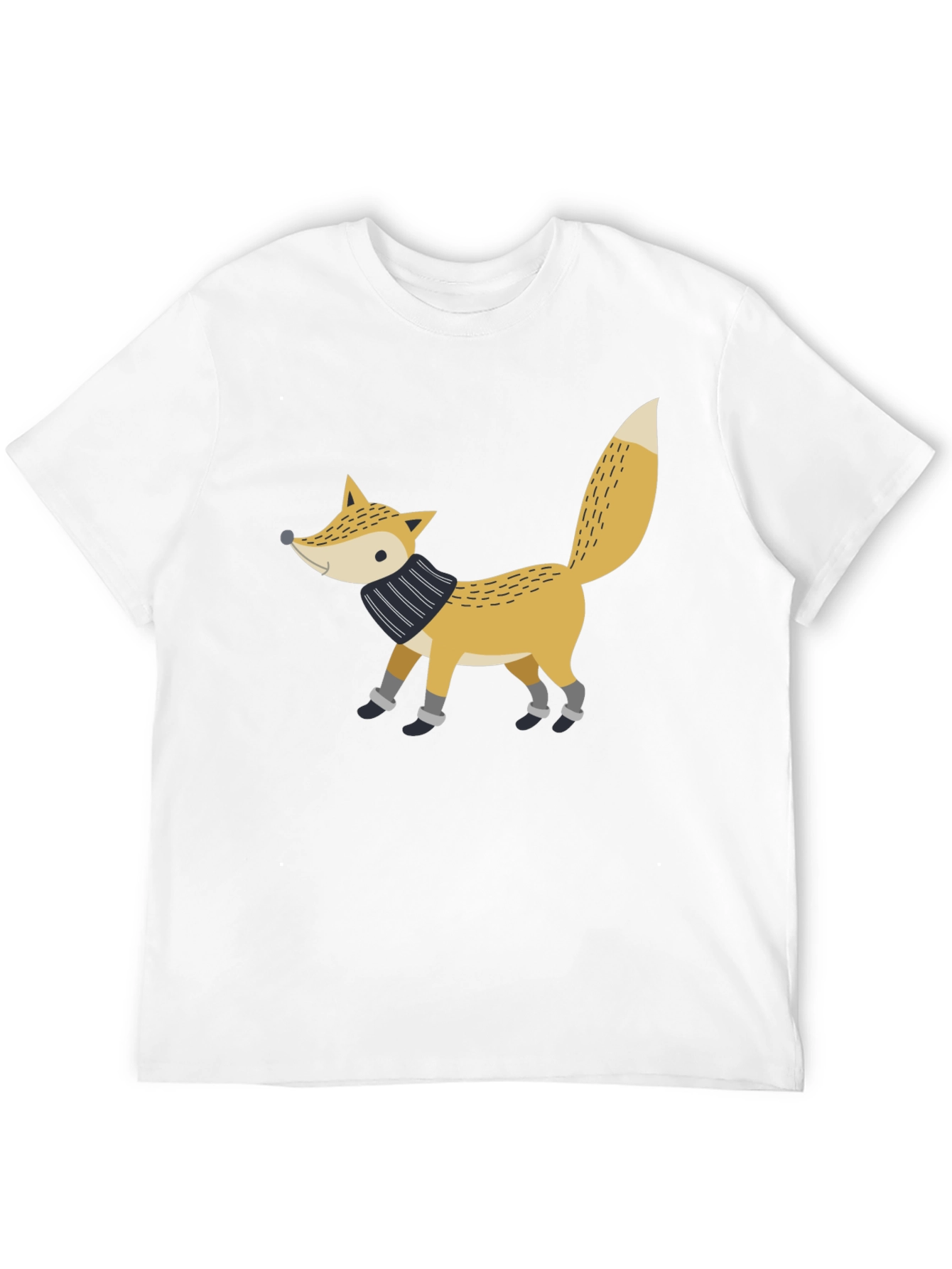 Fox Scarf Graphic Tee