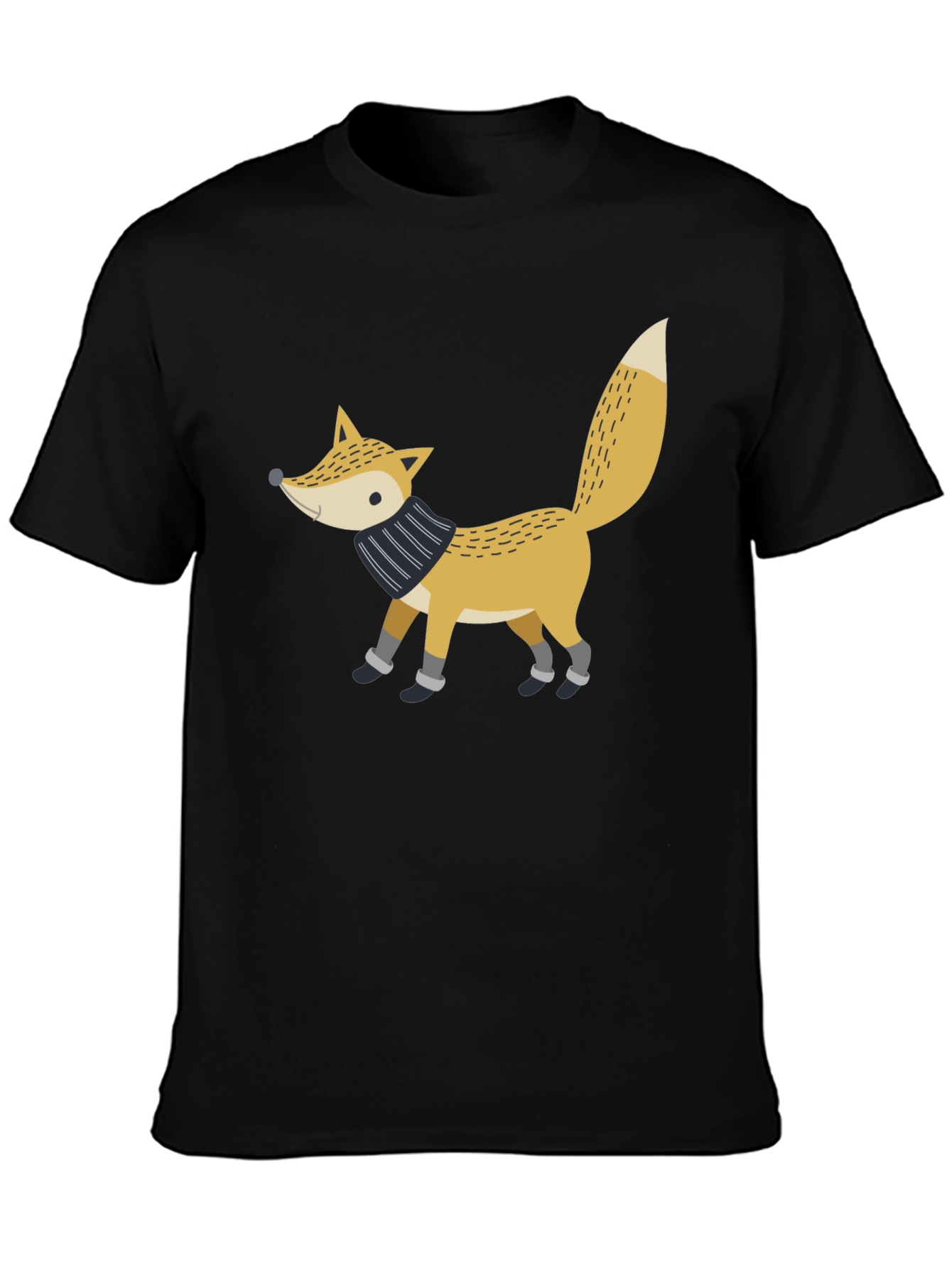 Fox Scarf Graphic Tee
