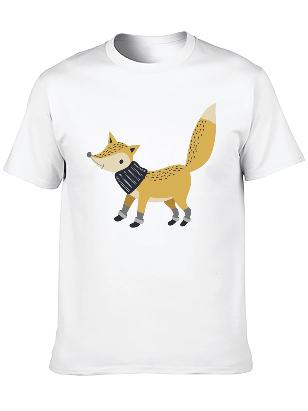 Fox Scarf Graphic Tee
