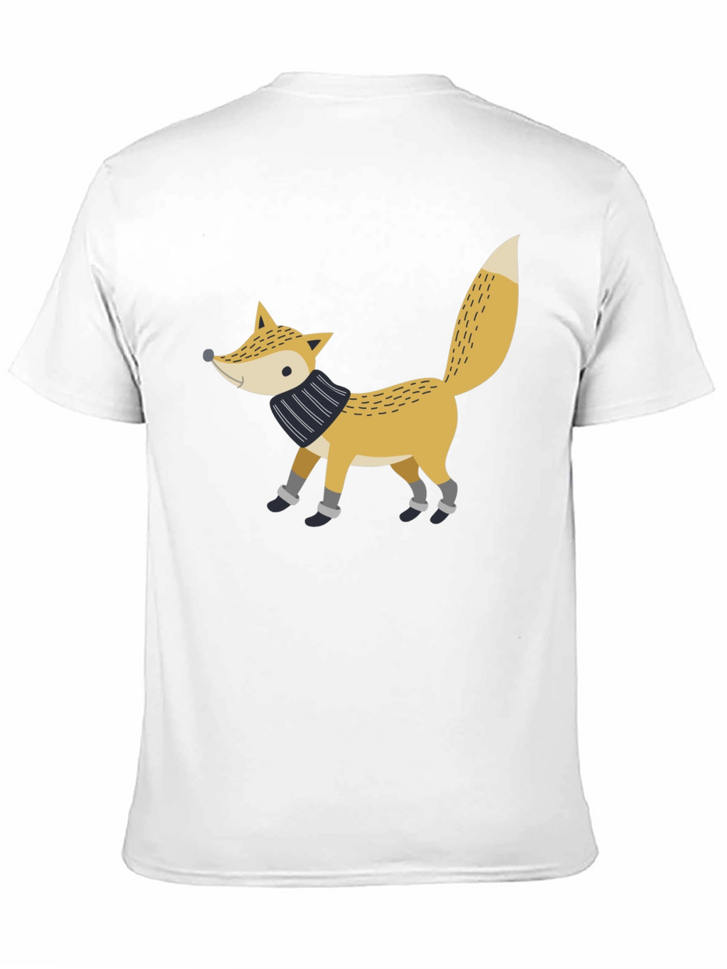 Fox Scarf Graphic Tee