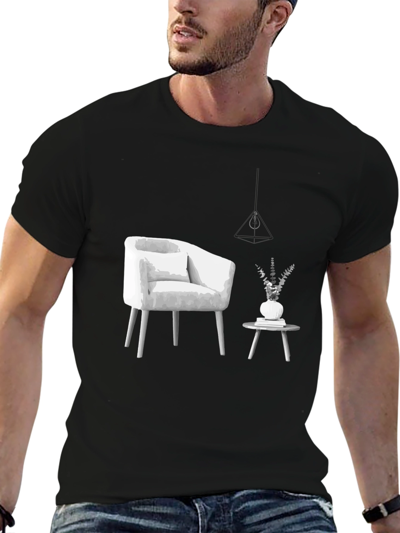 Modern Home Decor T-Shirt - Black