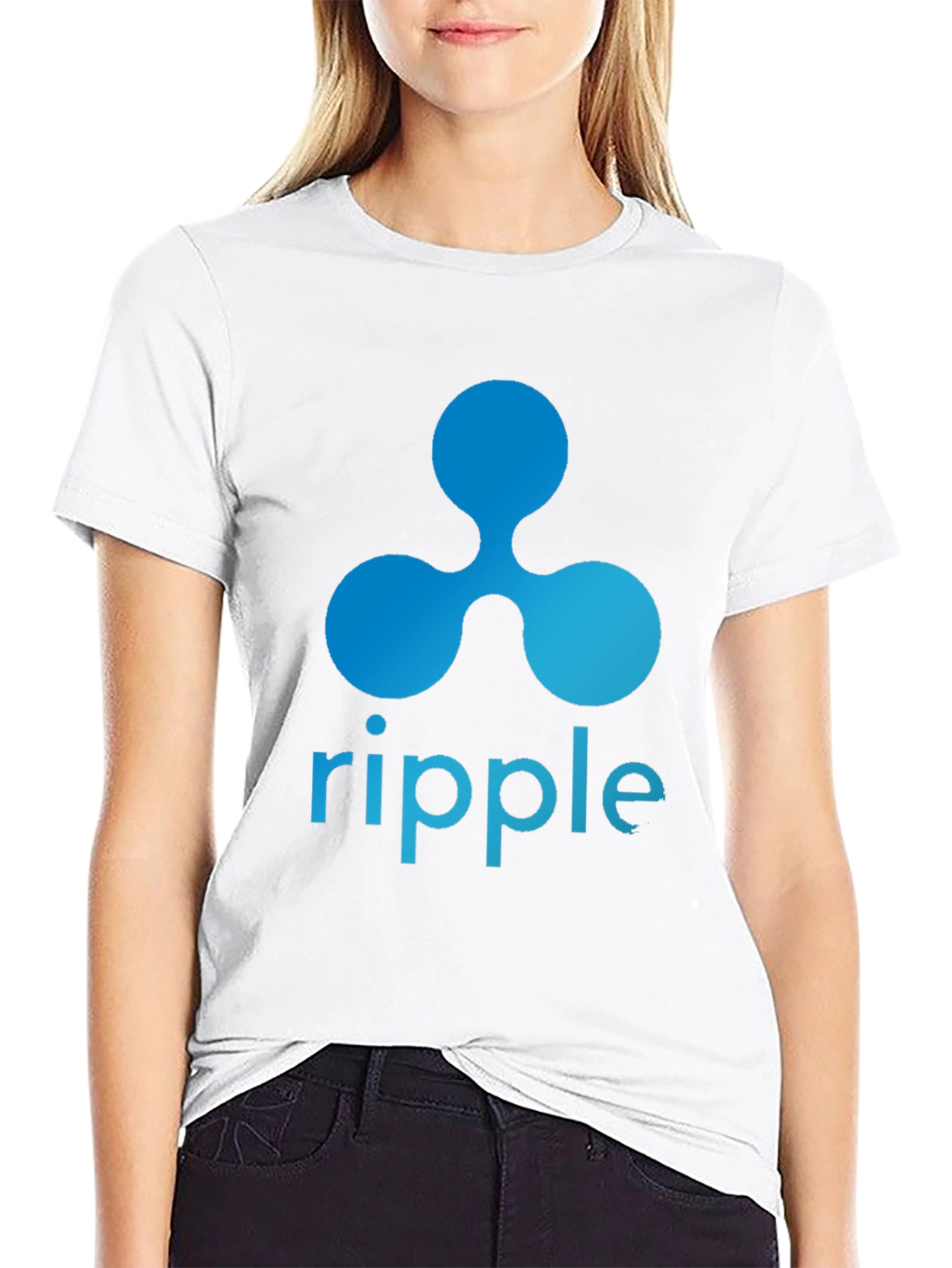Ripple Crypto Black T-Shirt