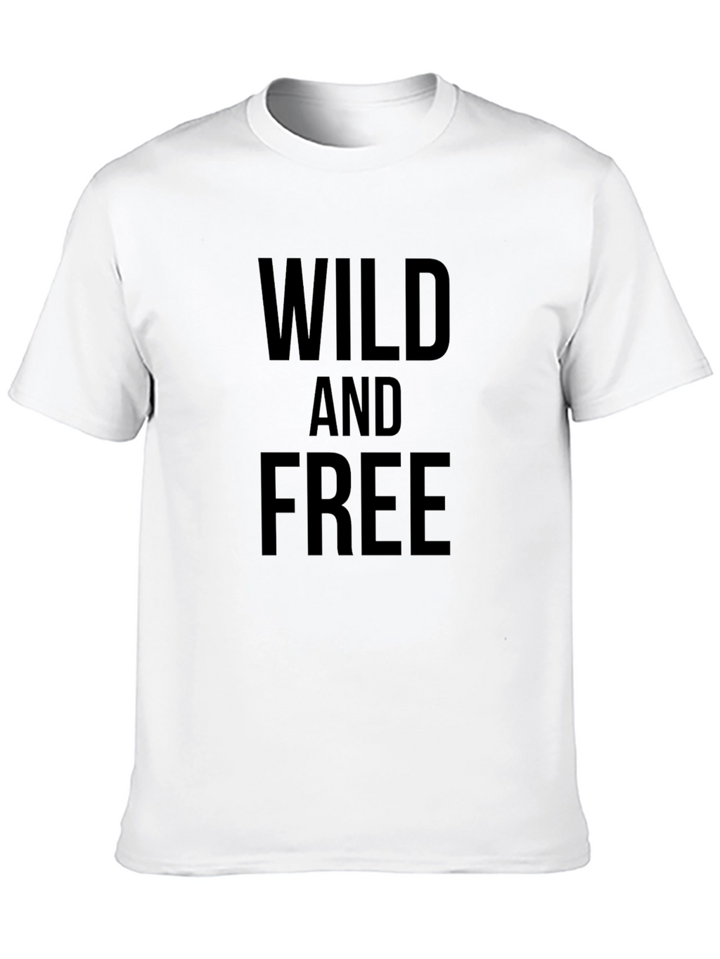 Wild and Free Black Graphic Tee