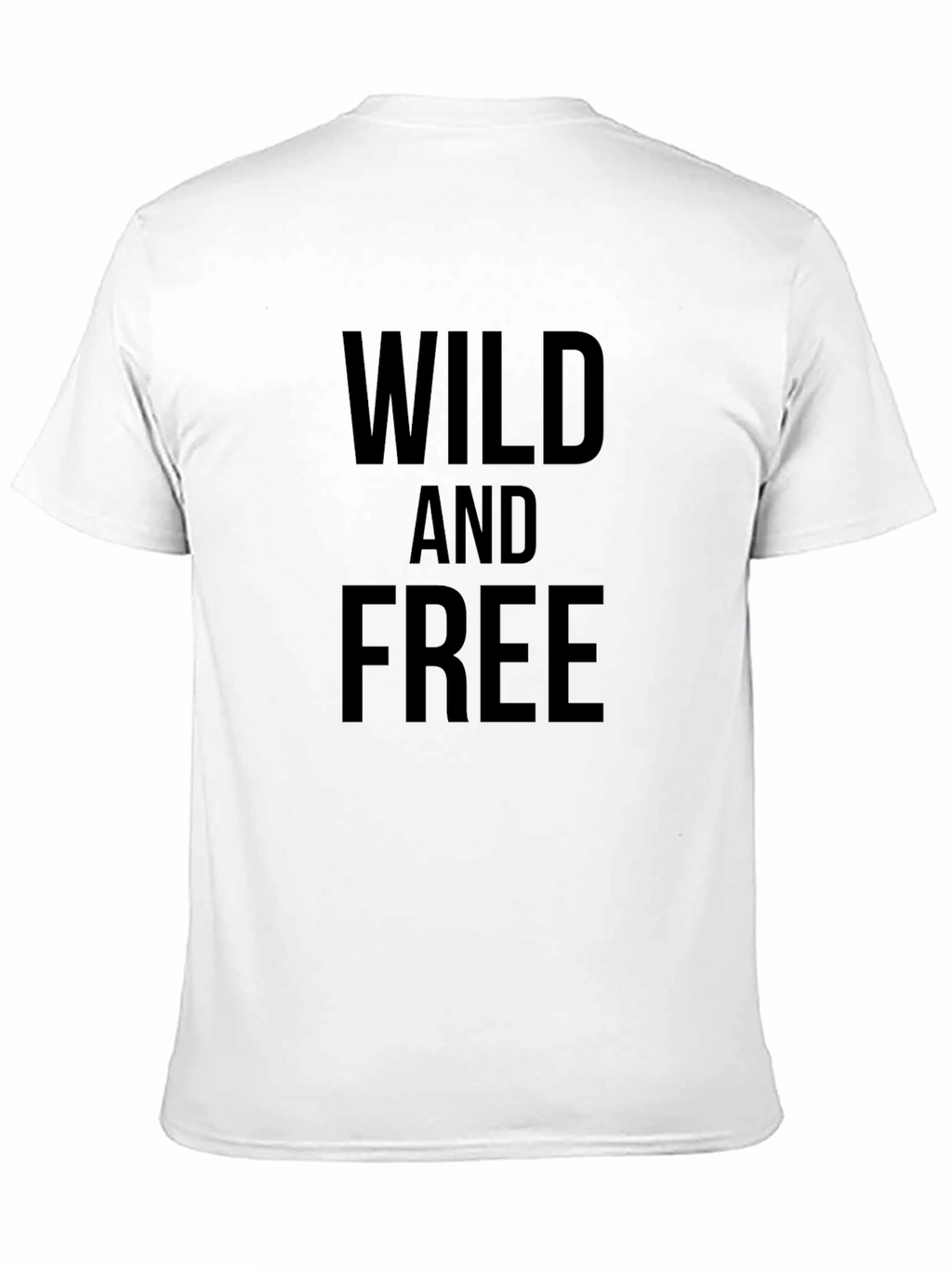 Wild and Free Black Graphic Tee