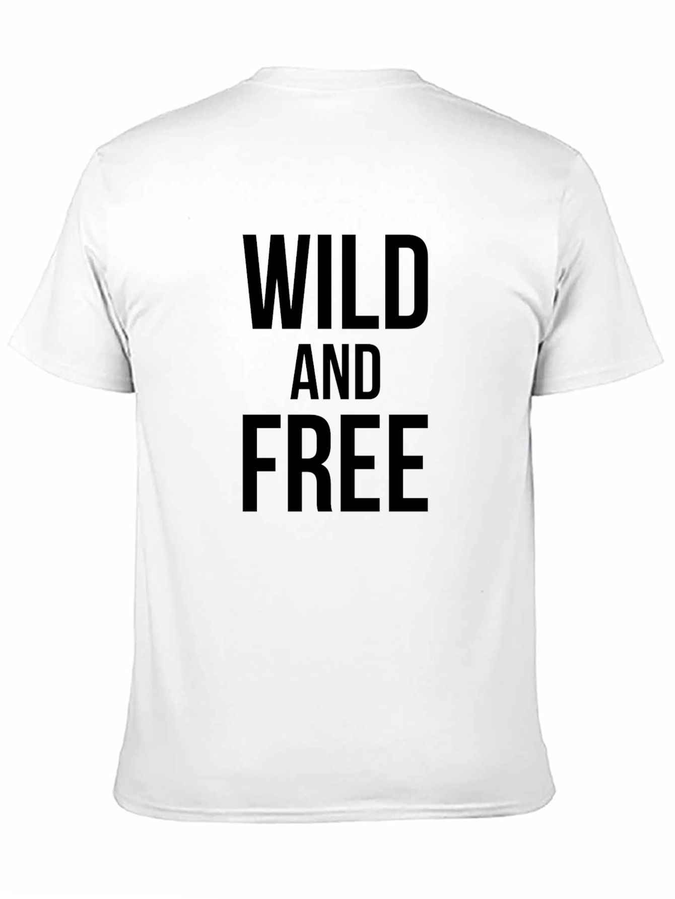 Wild and Free Black Graphic Tee