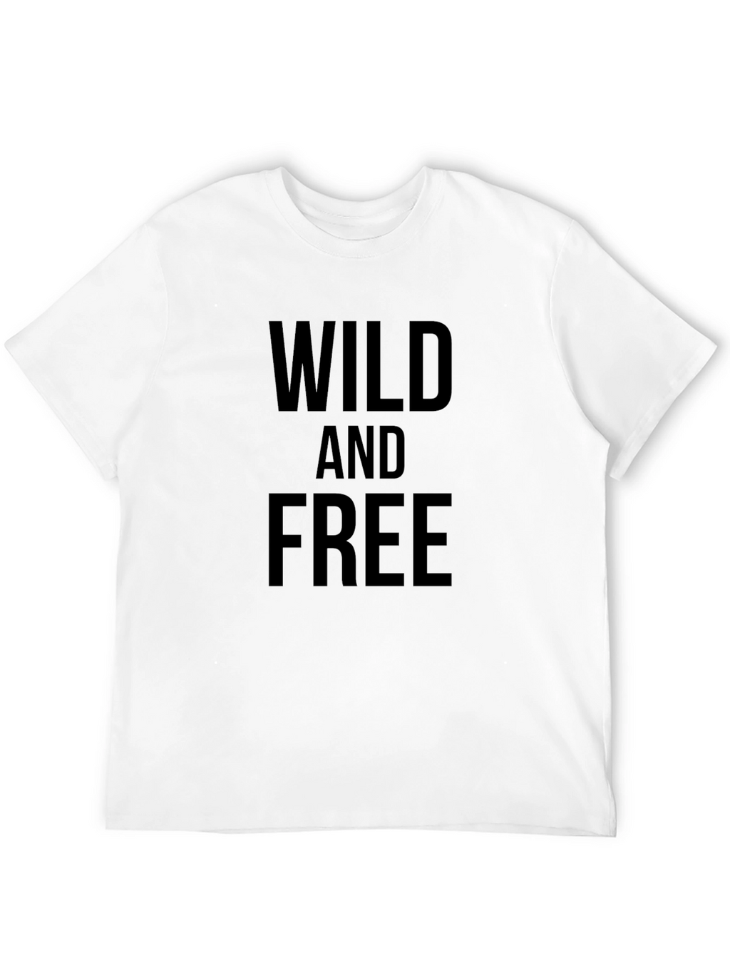 Wild and Free Black Graphic Tee