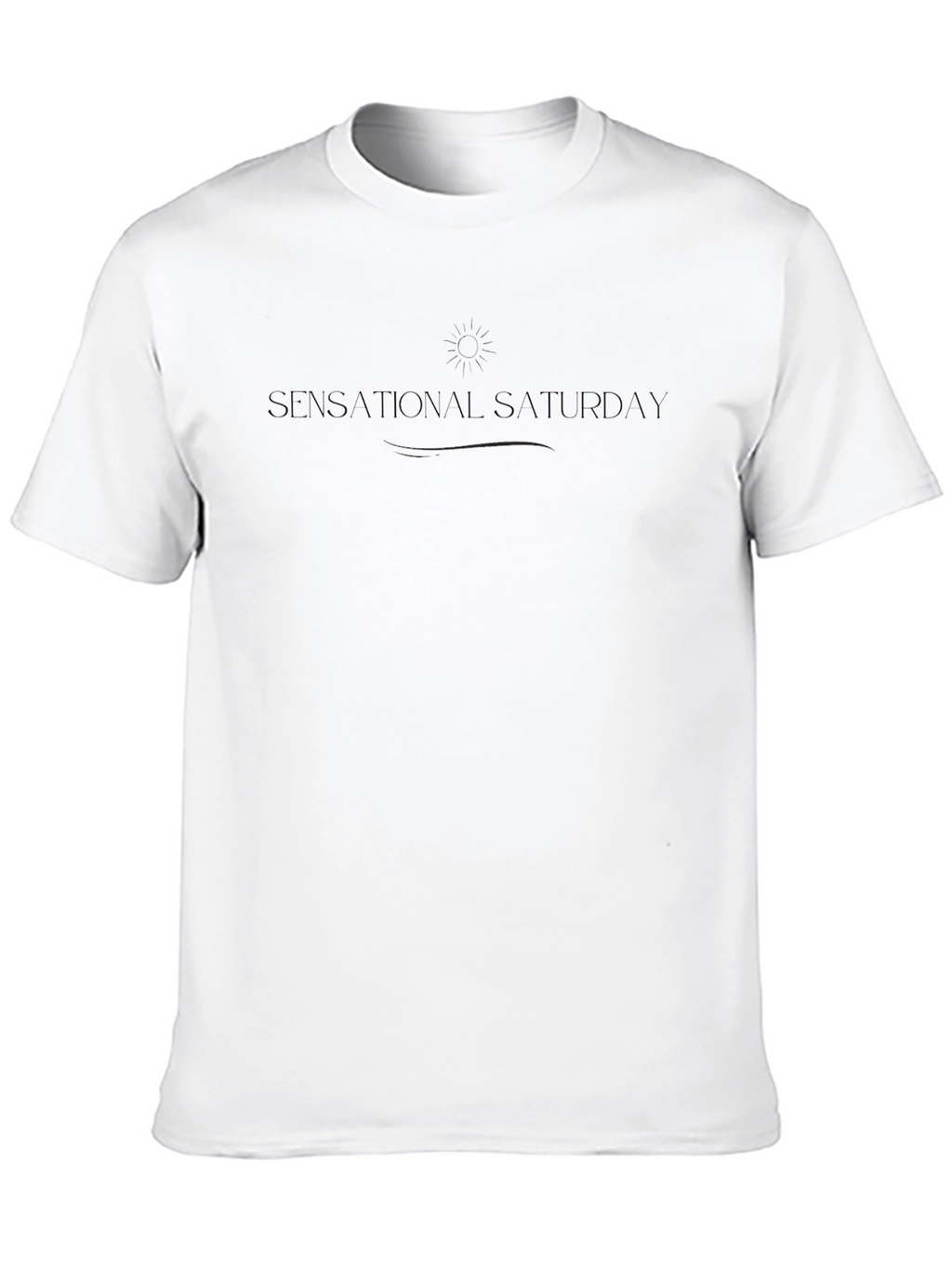 Sensational Saturday Graphic T-Shirt - Black